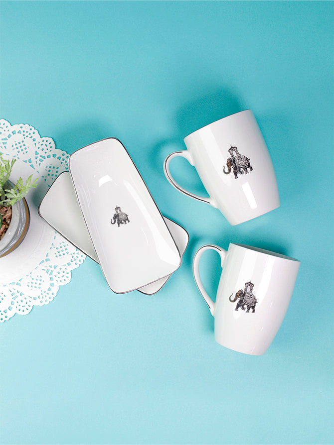 Gaj Luxury box 2 Mug & 2 Cookie Plate - Vola Global