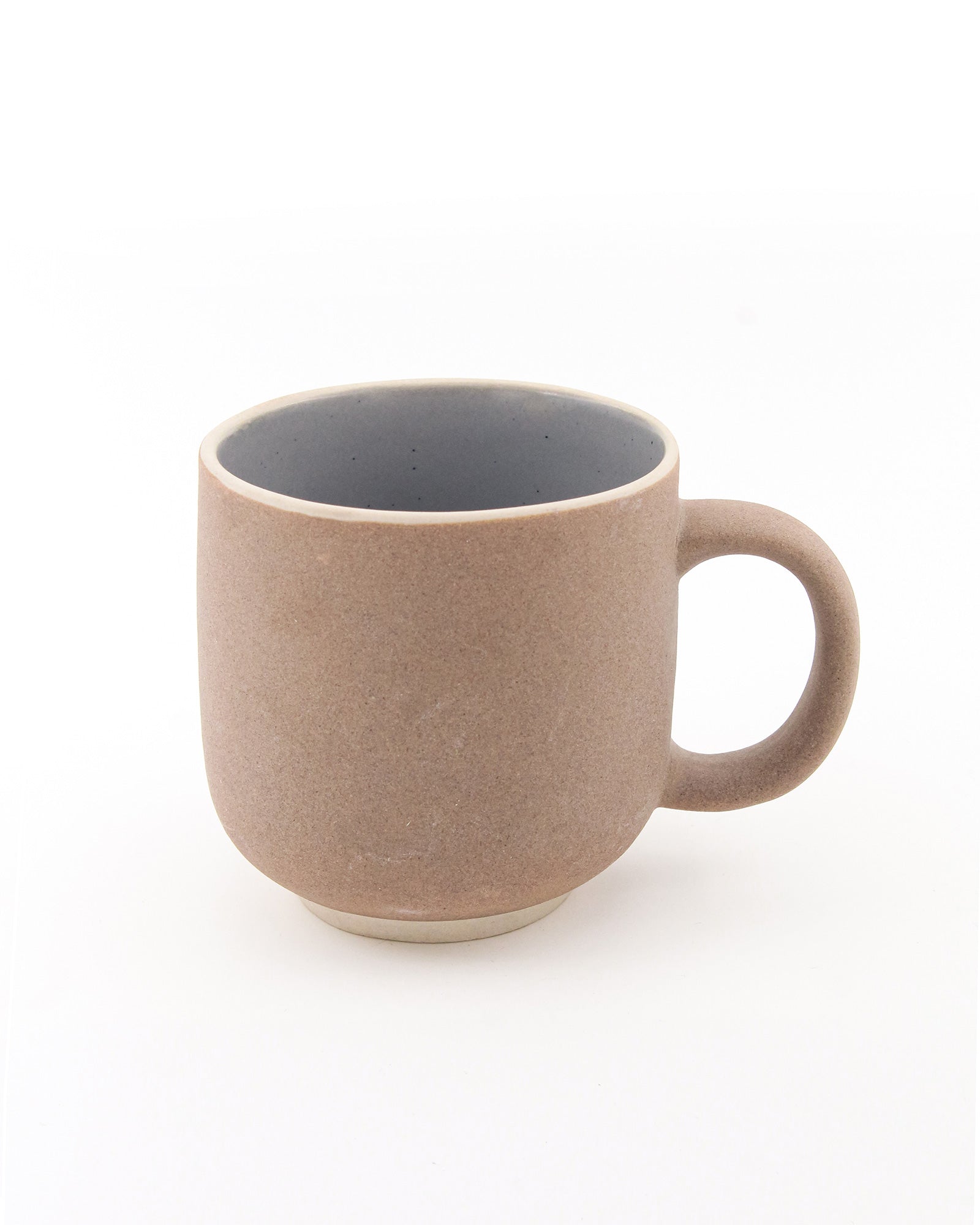 CLOUDY GREY / Single pc * 450ml || 450 ml Elemental Shades Mug – Large matte porcelain mug in earthy tones for coffee or tea