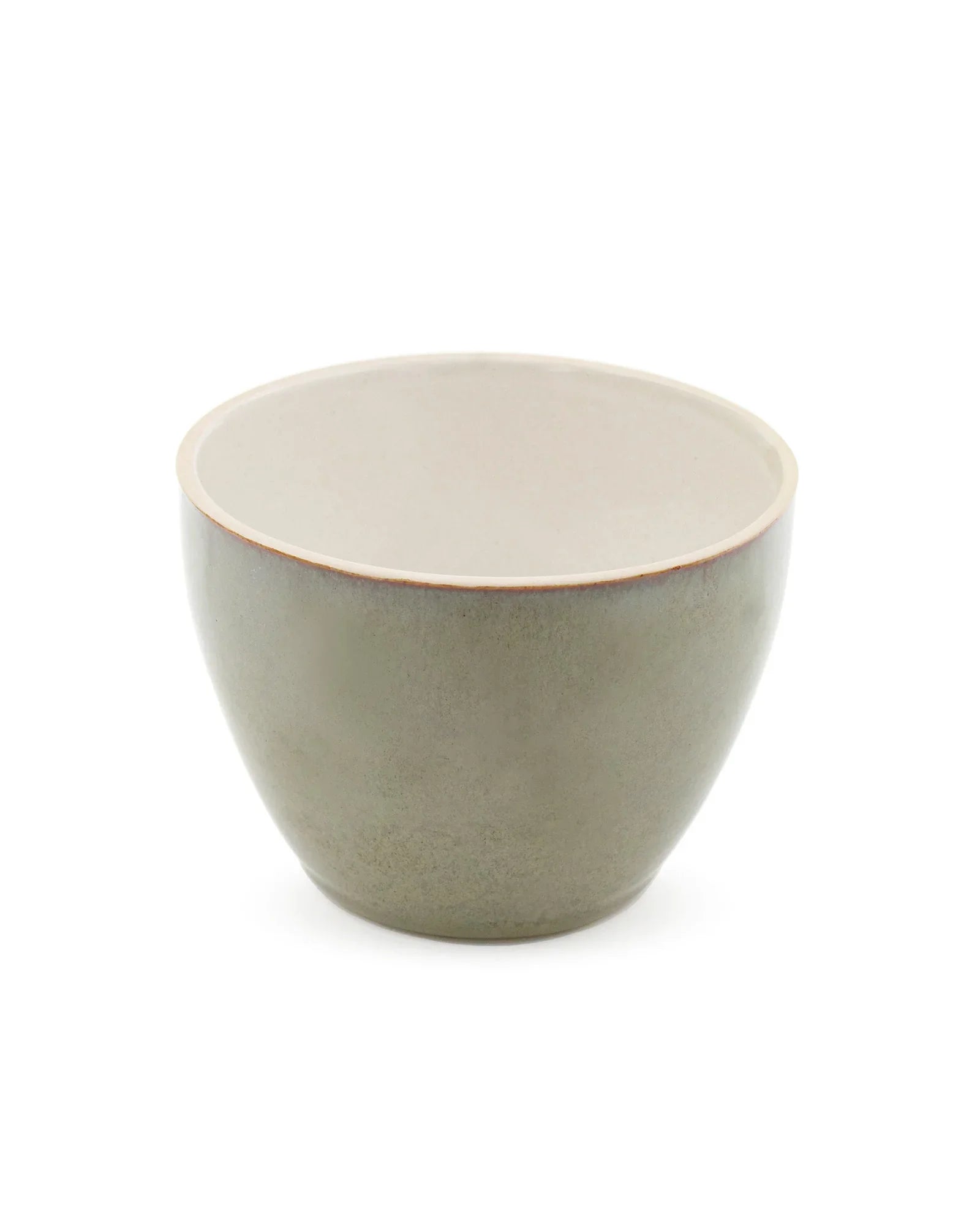 Elemental Shades Deep Bowl – Matte Stoneware Serving Bowl in Earthy Tones - Vola Global