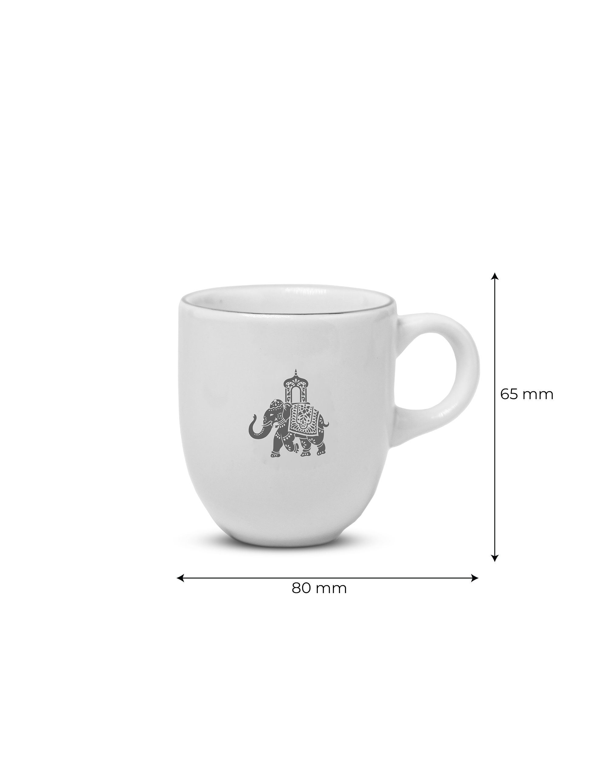 Gaj Espresso Cup & Saucer | Set of 6