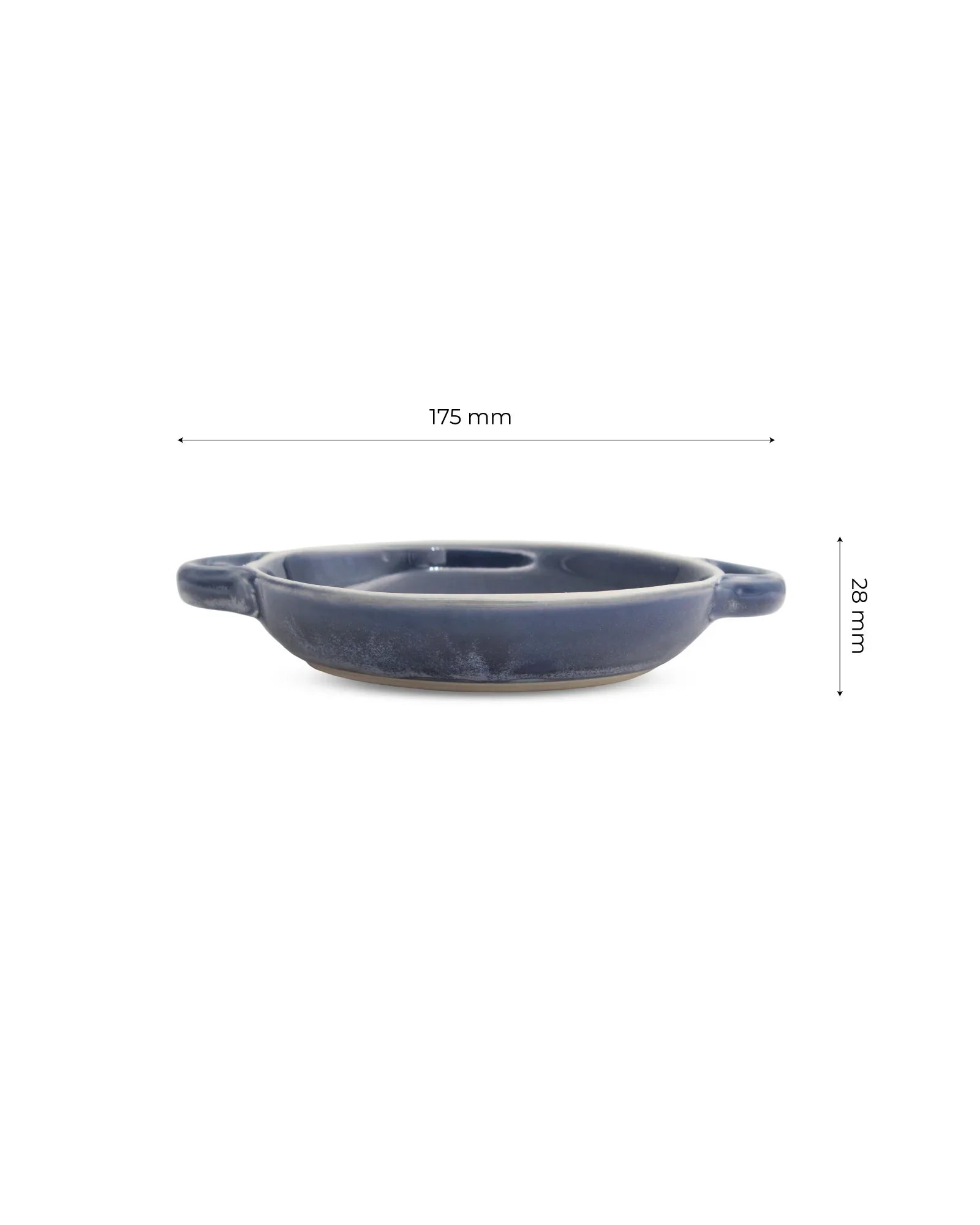 Scoria Pattern Stoneware Dish β Textured Serveware for Snacks & Starters - Vola Global