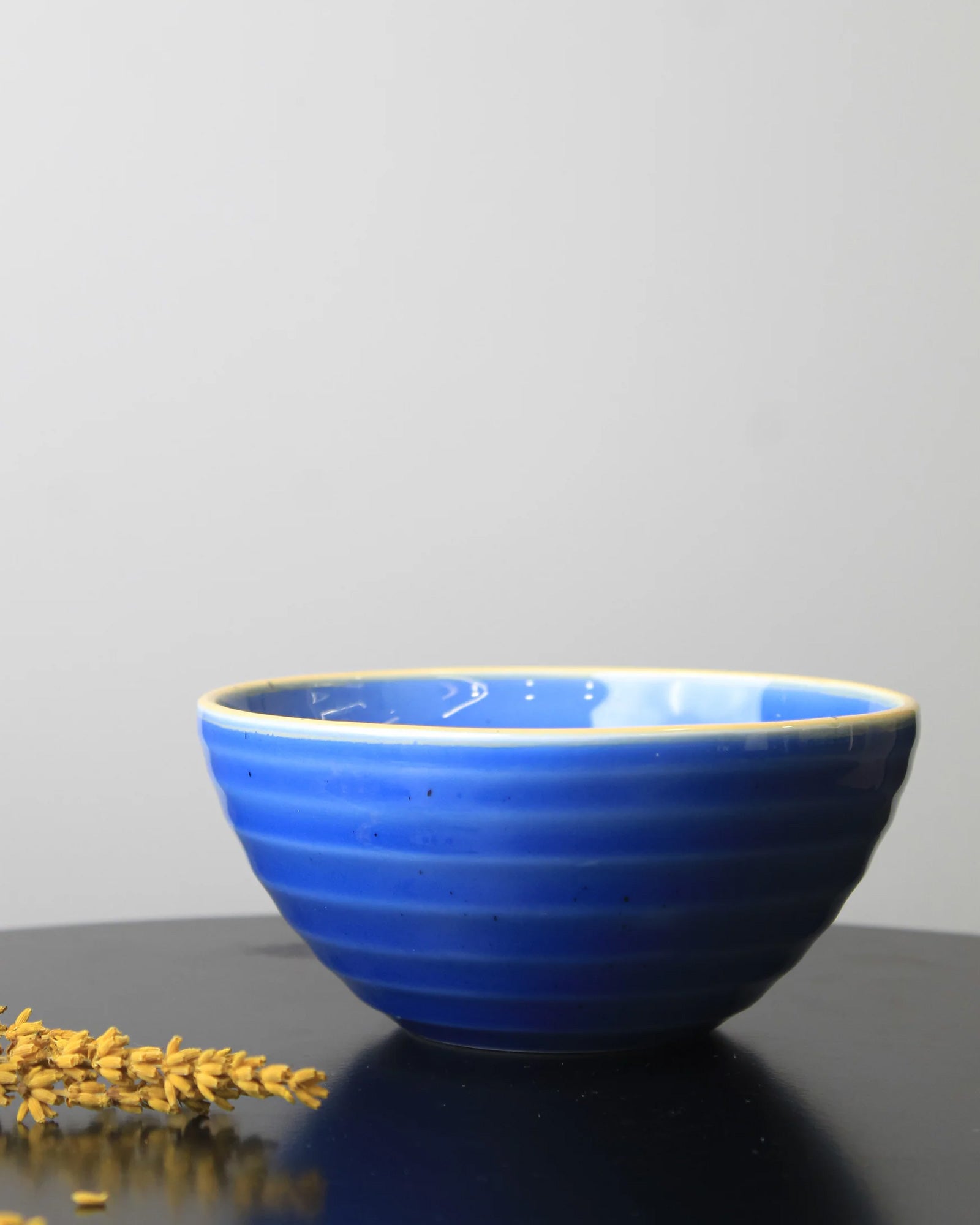 Crystal blue || Organic big bowl - Set of 2