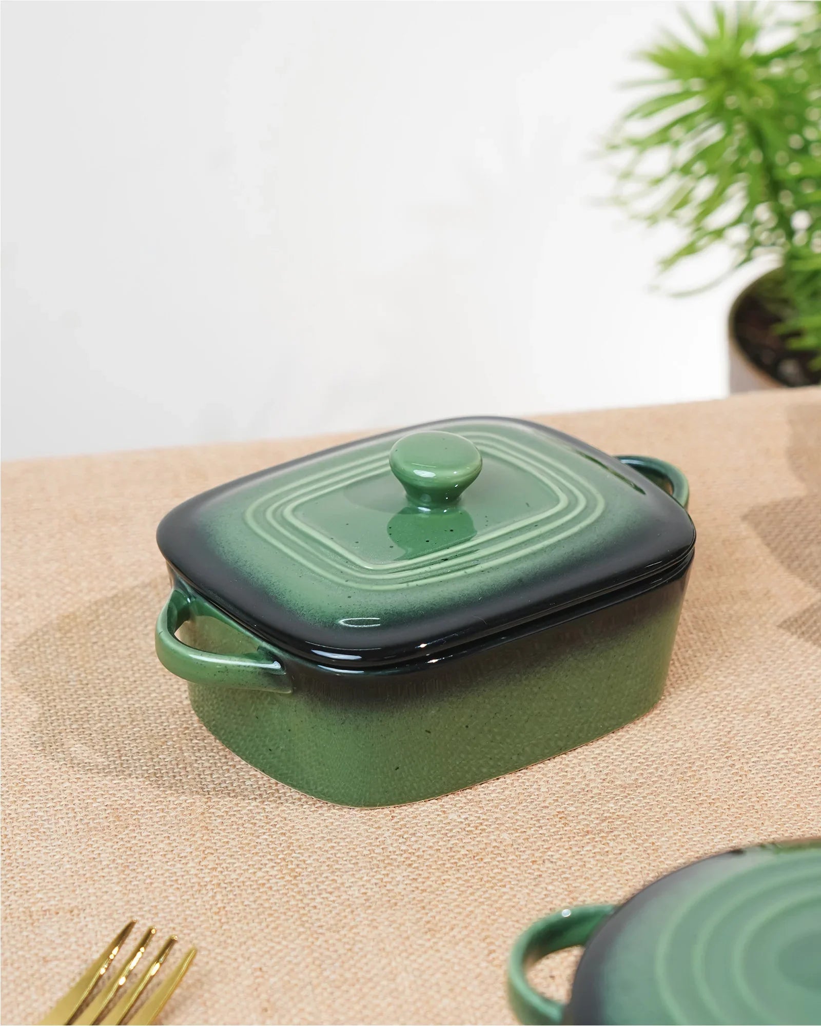 Prisma Fine Porcelain Rectangle Casserole – 14 cm | 400 ml Oven-to-Table Dish - Vola Global