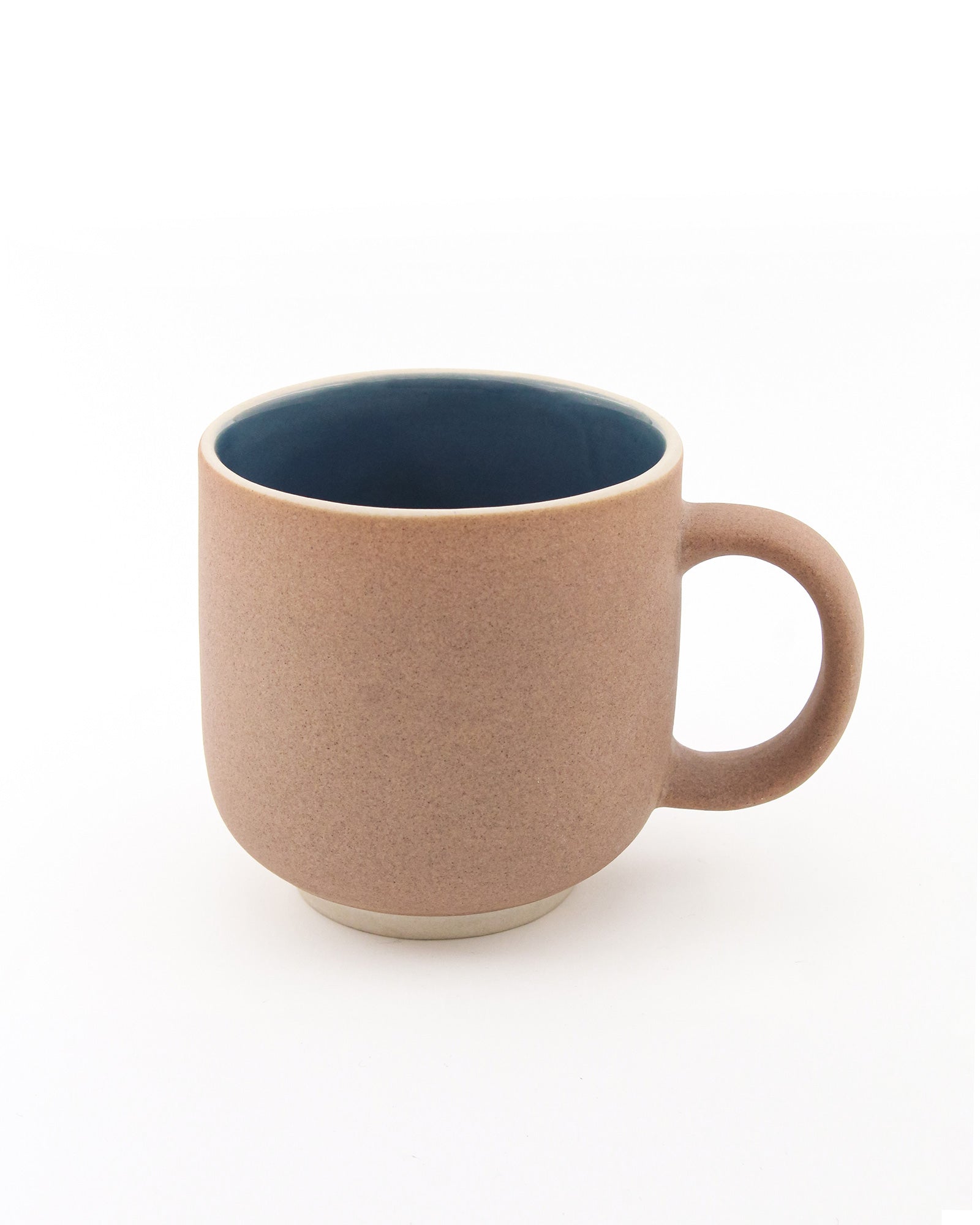AEGEAN BLUE / Single pc * 450ml || 450 ml Elemental Shades Mug – Large matte porcelain mug in earthy tones for coffee or tea