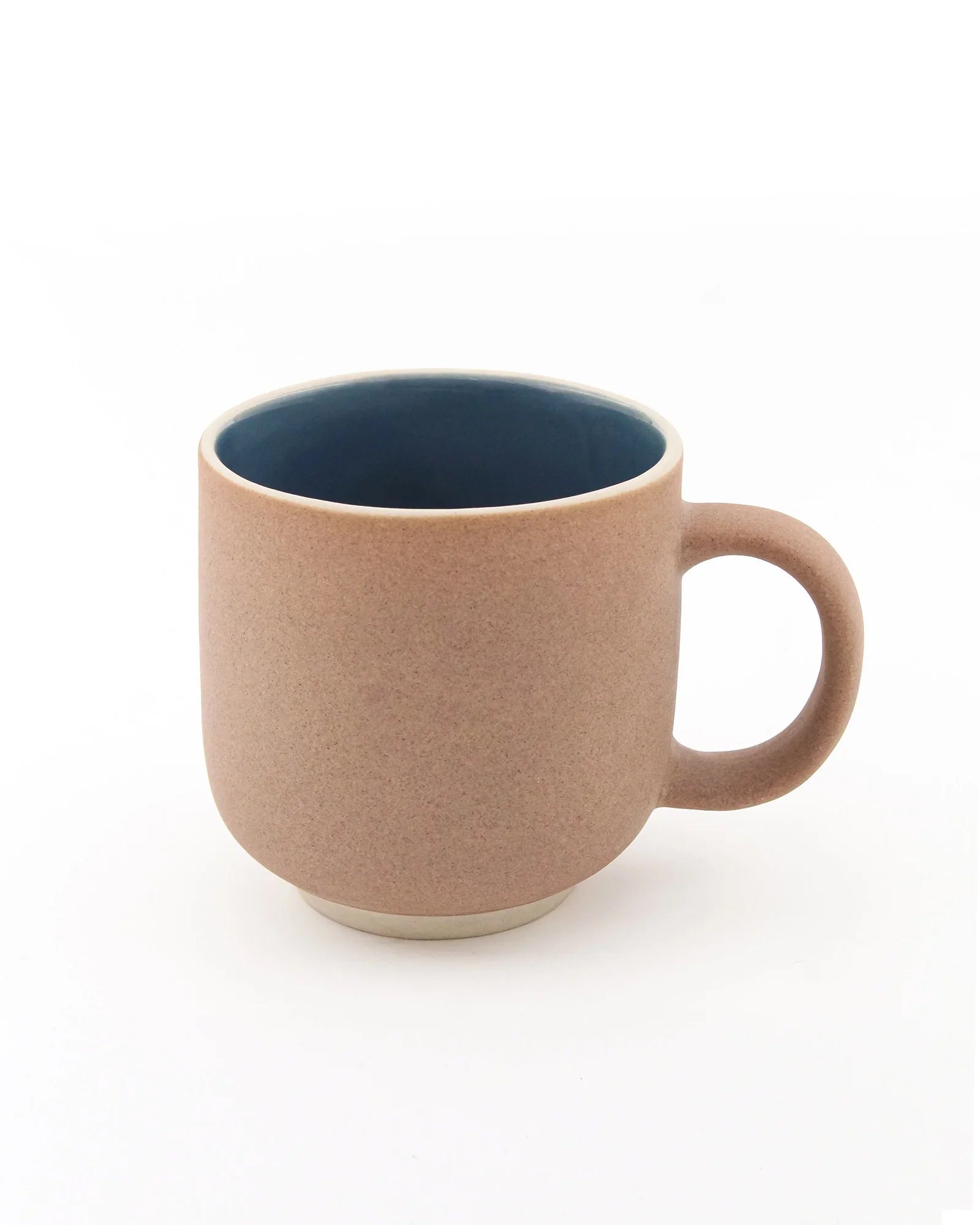 AEGEAN BLUE / Single pc * 450ml || 450 ml Elemental Shades Mug – Large matte porcelain mug in earthy tones for coffee or tea