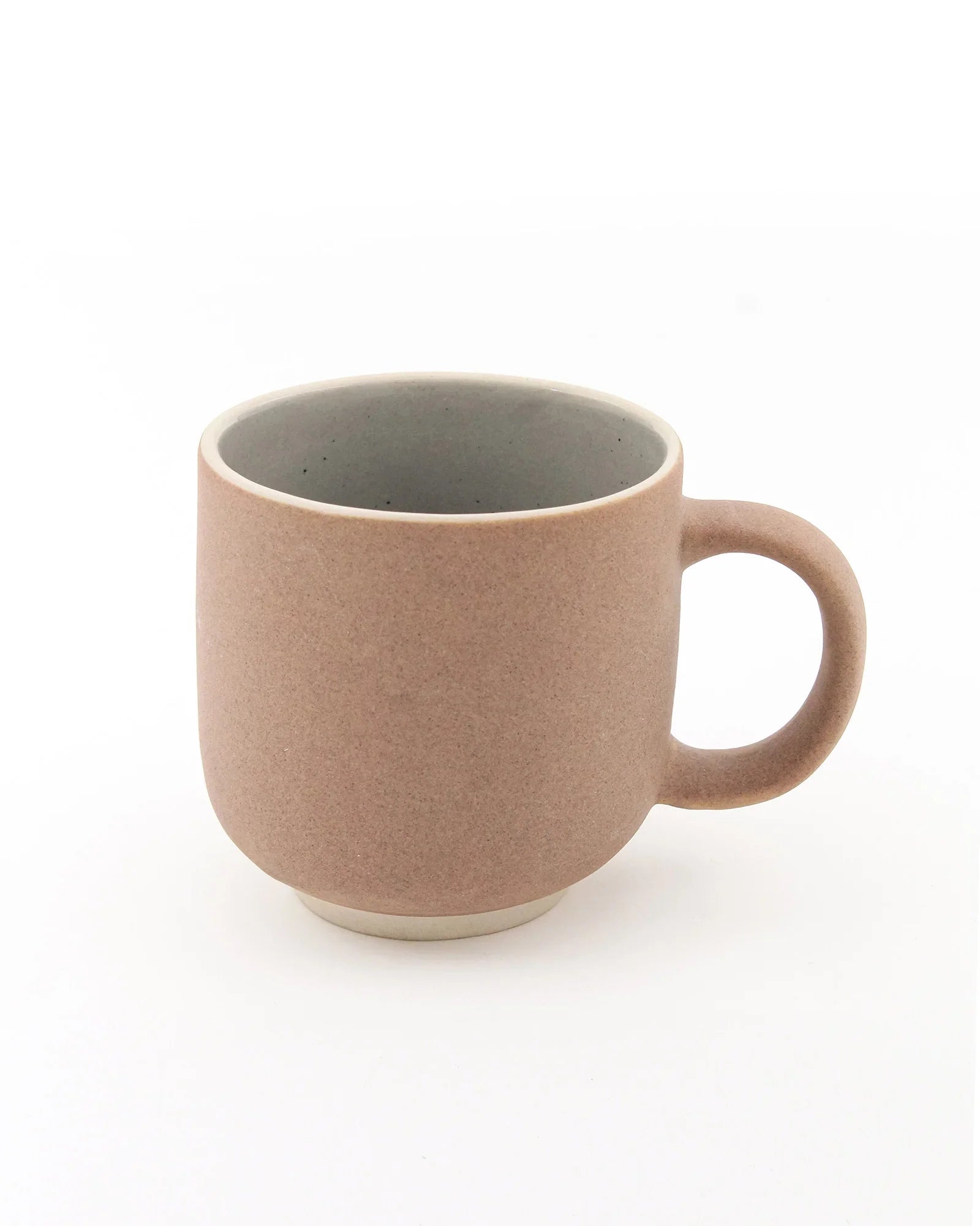 ASH GREY / Single pc * 450ml || 450 ml Elemental Shades Mug – Large matte porcelain mug in earthy tones for coffee or tea