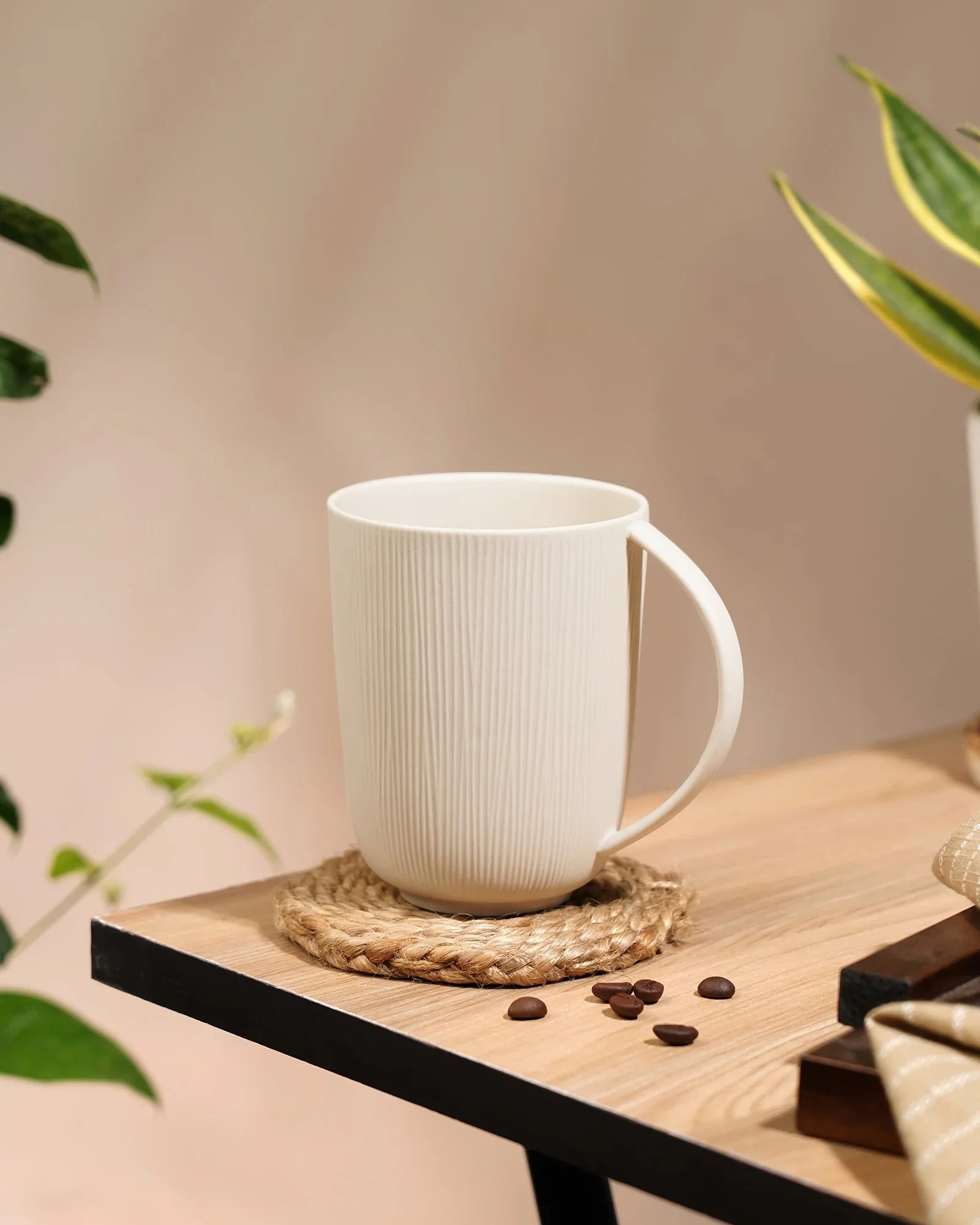 Vogue Series Conical Fine Porcelain Mug Set of 2 – Elegant Mugs for Tea & Coffee - Vola Global