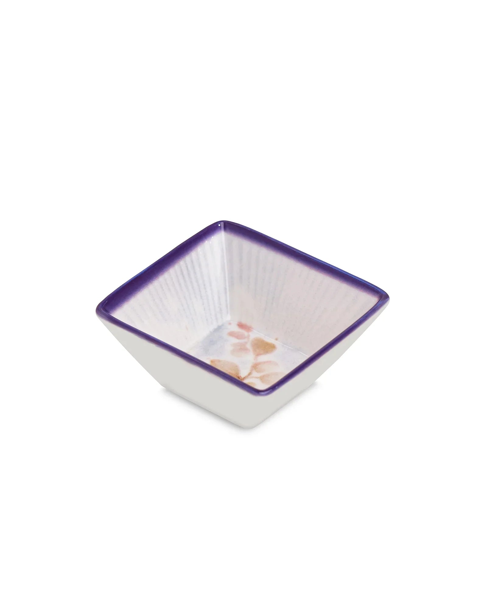 Pixel Edge Bowl Set of 6 – Elegant Fine Porcelain Bowls for Snacks - Vola Global