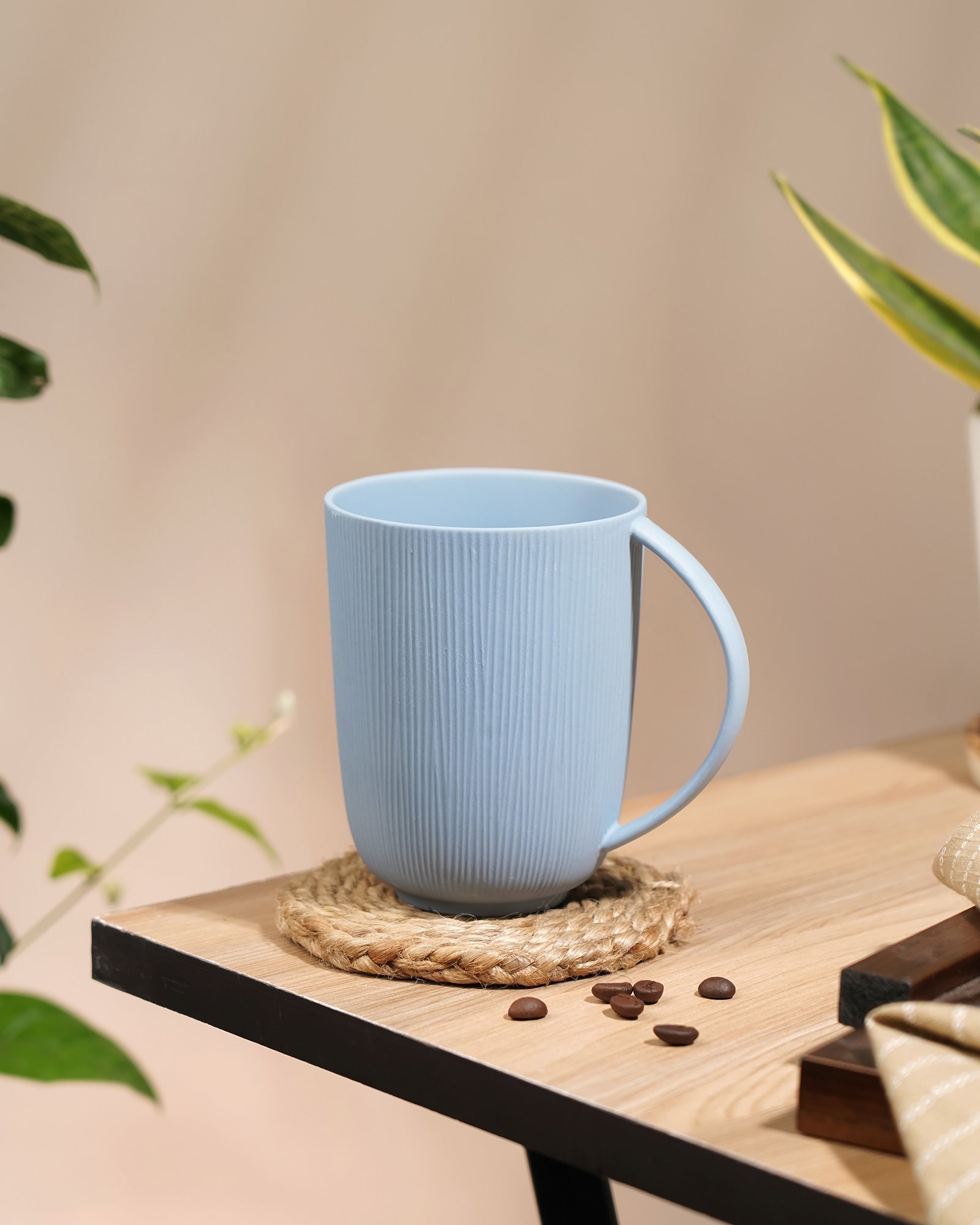 Vogue Series Conical Fine Porcelain Mug Set of 2 – Elegant Mugs for Tea & Coffee - Vola Global