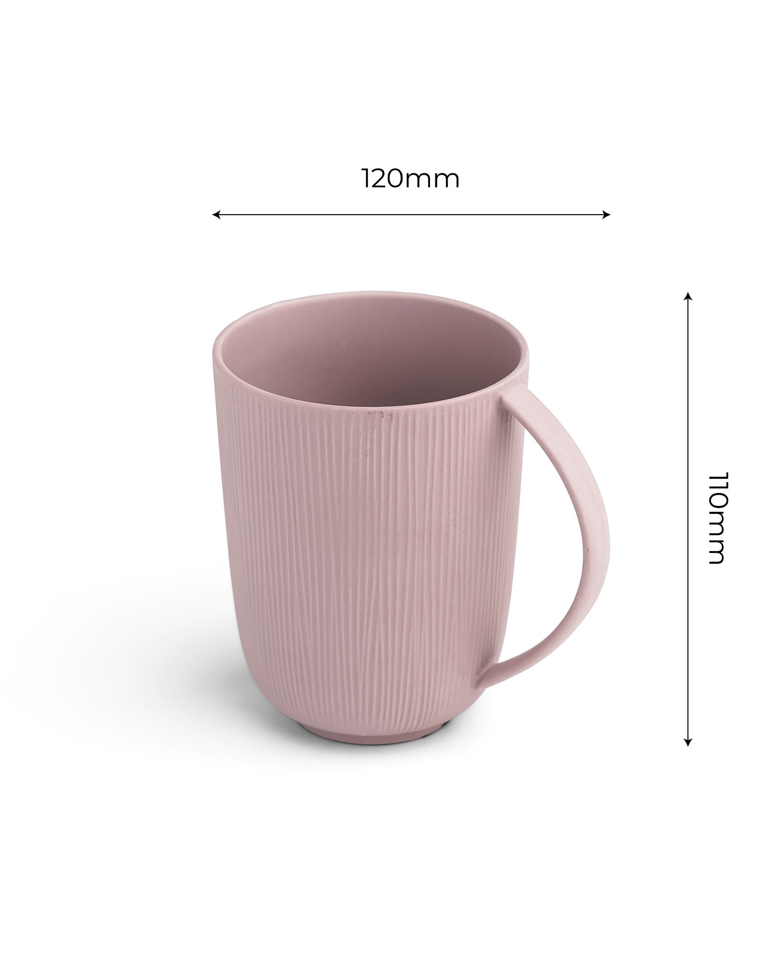 Vogue Series Conical Fine Porcelain Mug Set of 2 – Elegant Mugs for Tea & Coffee - Vola Global