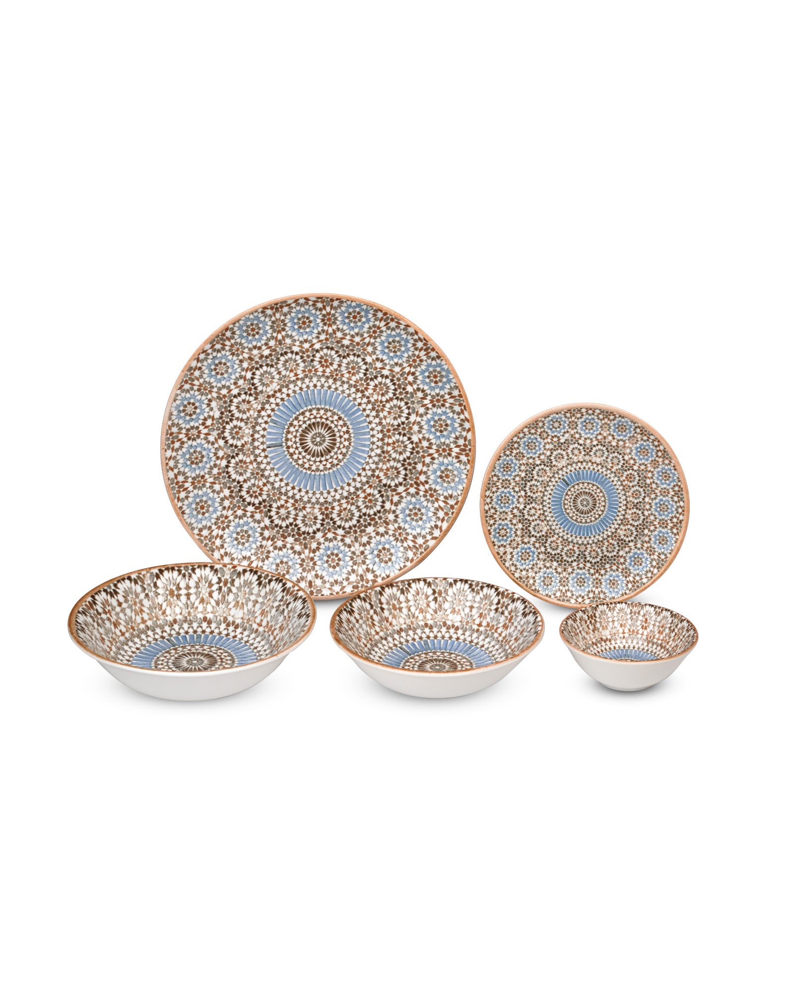 20 Pcs || Pixel Collection Dinnerware - Morocco