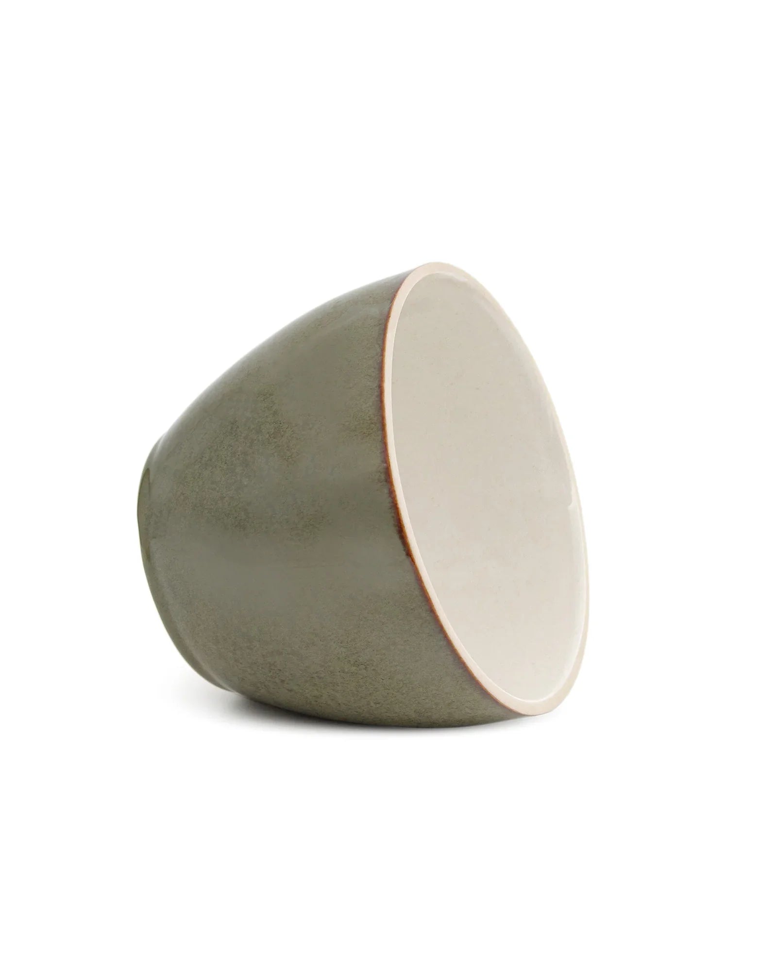 Elemental Shades Deep Bowl – Matte Stoneware Serving Bowl in Earthy Tones - Vola Global