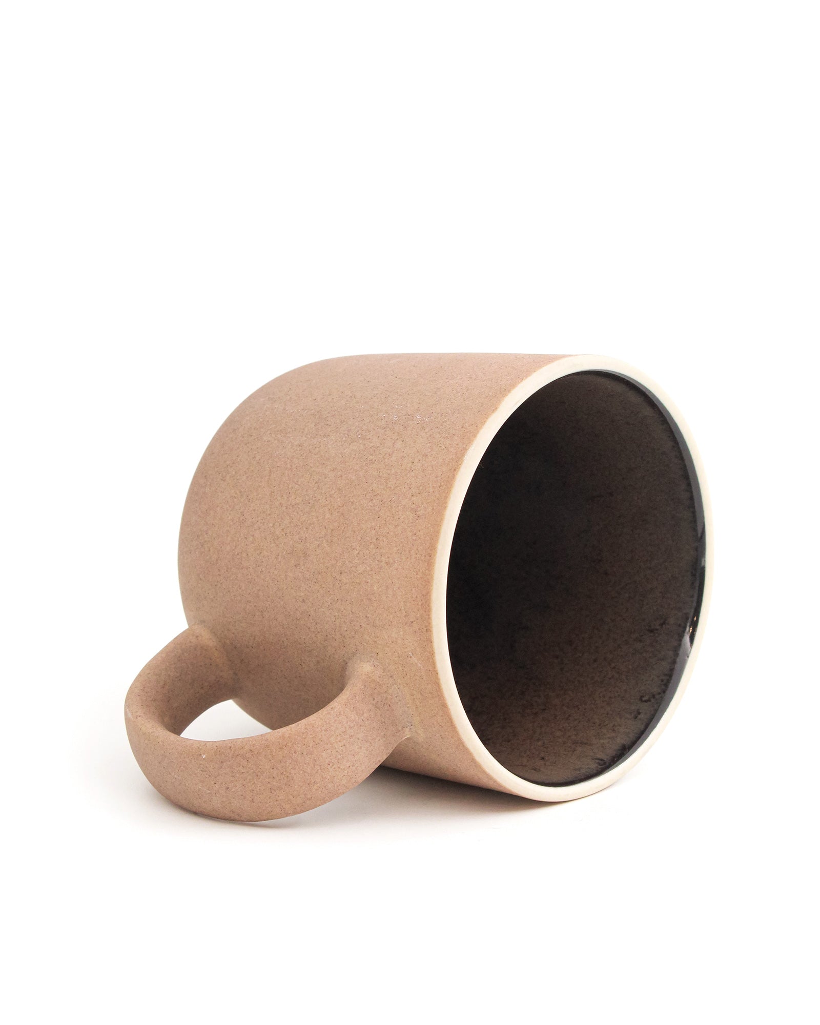 CEDAR BROWN / Single pc * 450ml || 450 ml Elemental Shades Mug – Large matte porcelain mug in earthy tones for coffee or tea