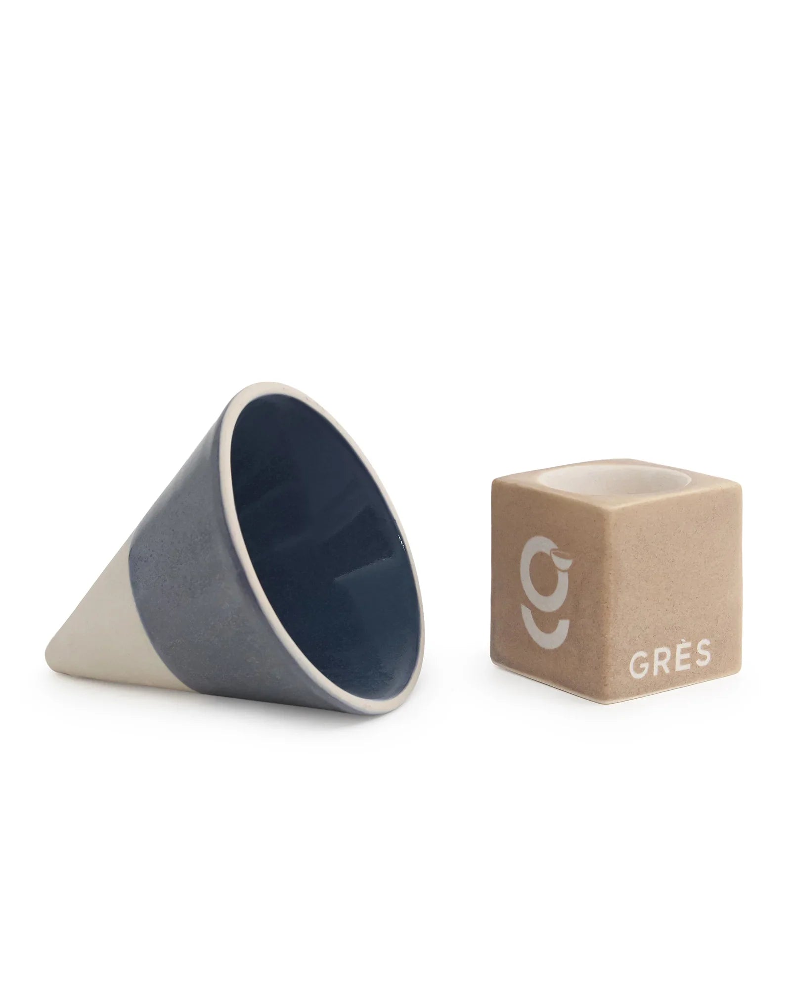 Elemental Shades Cone Mug – Matte Stoneware Coffee Mug in Earthy Tones - Vola Global