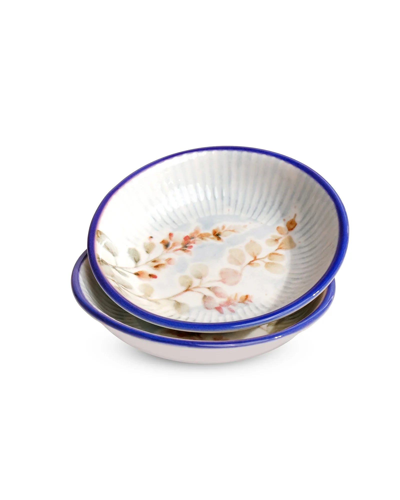 Pixel Chat Plate Set of 2 – Elegant Fine Porcelain Snack Plates with Modern Pixel Design - Vola Global