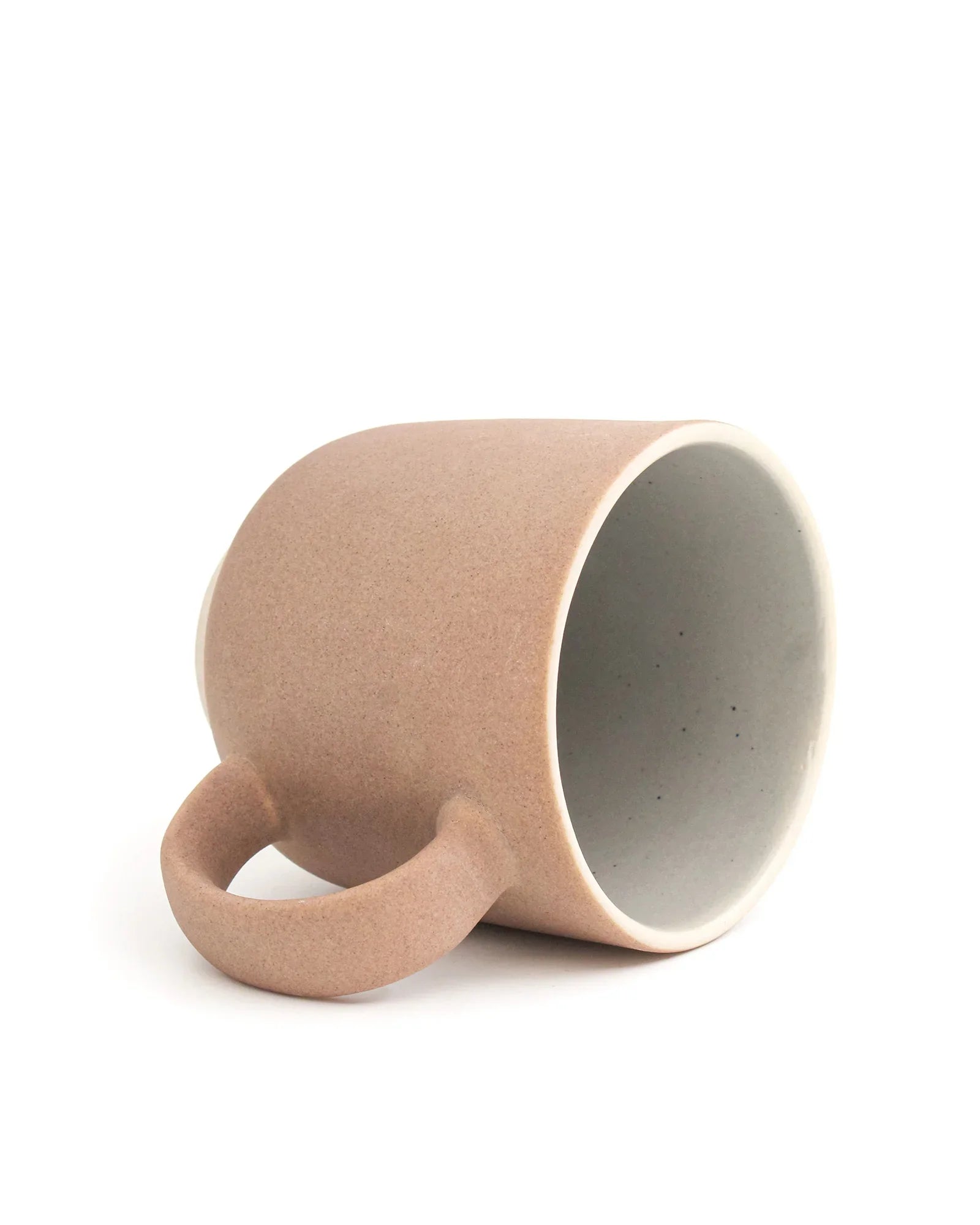 ASH GREY / Single pc * 450ml || 450 ml Elemental Shades Mug – Large matte porcelain mug in earthy tones for coffee or tea
