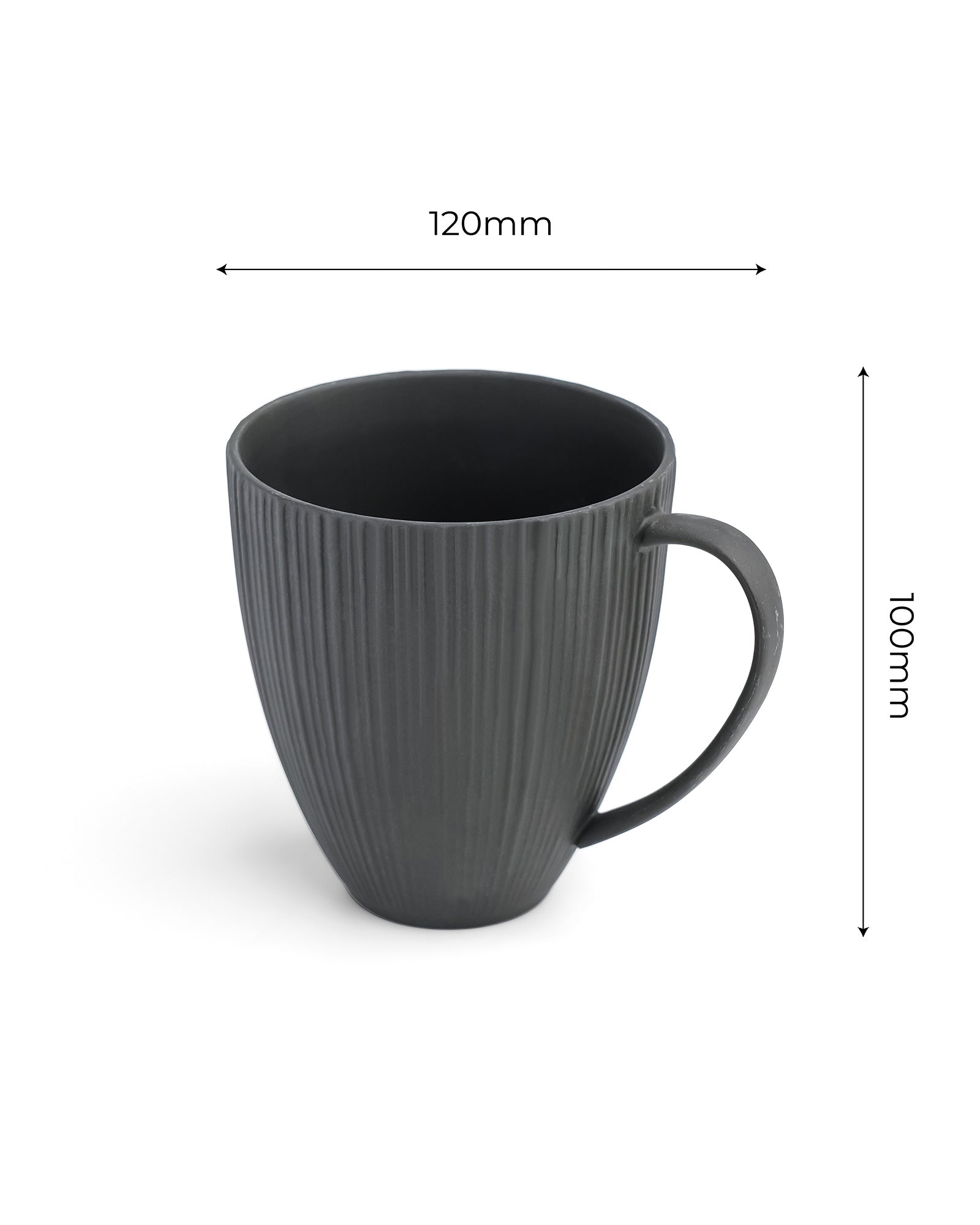 Vogue Diamond Fine Porcelain Mug Set of 2 – Faceted Mugs for Stylish Tea & Coffee - Vola Global