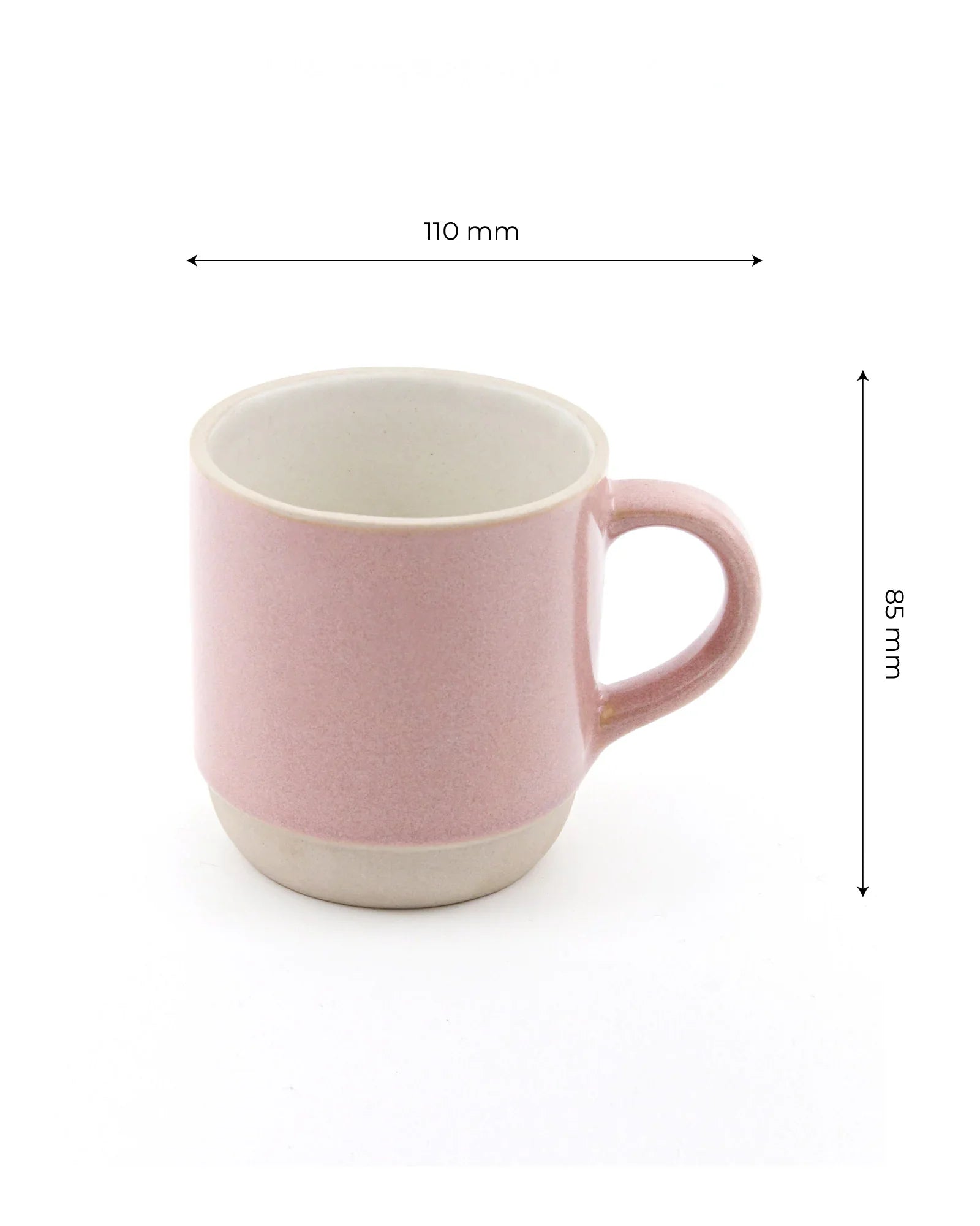 Elemental Shades Stoneware Mug – Matte Coffee & Tea Mug in Earthy Tones (200 ml & 260 ml) - Vola Global
