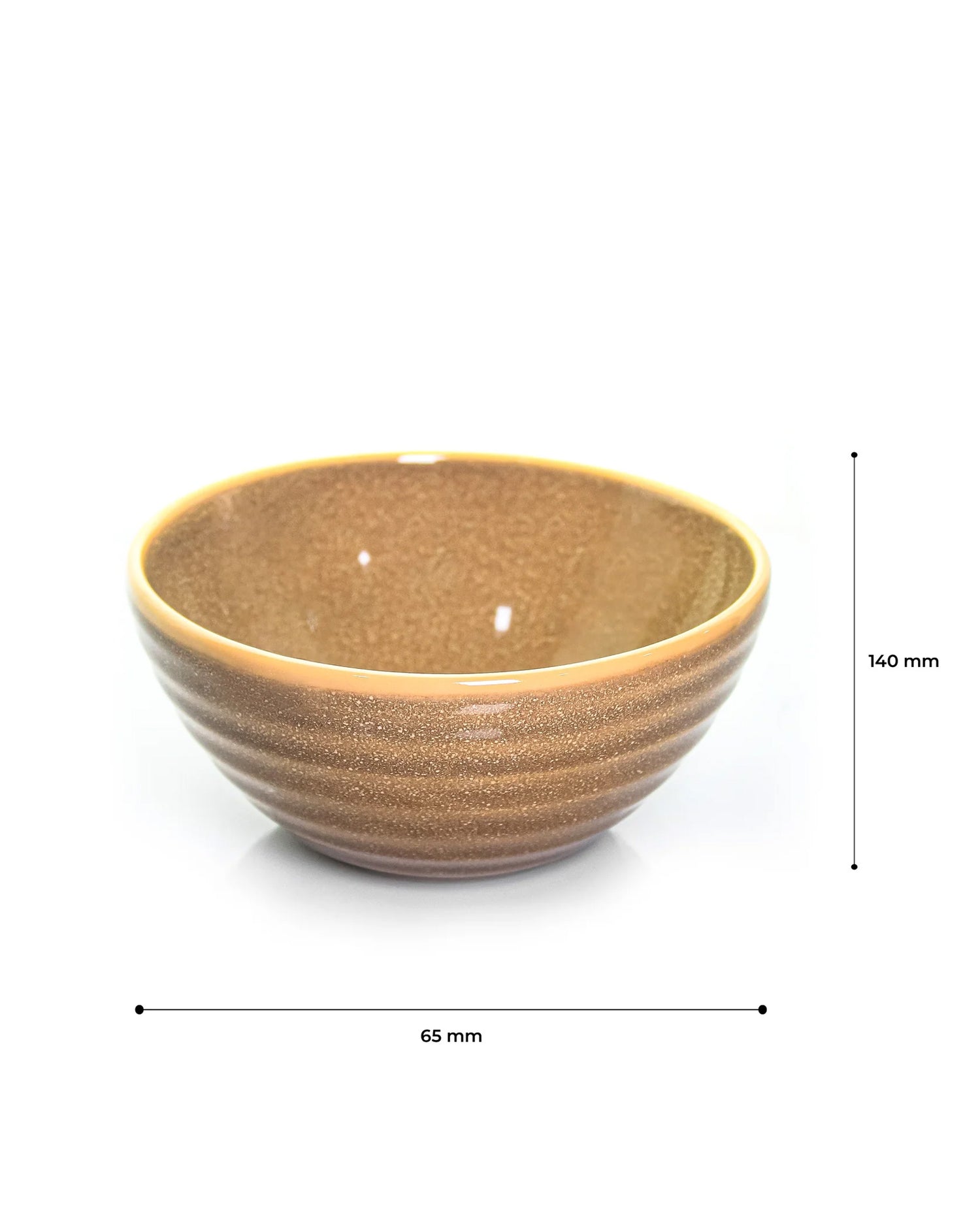 Sepia brown || Organic big bowl - Set of 2