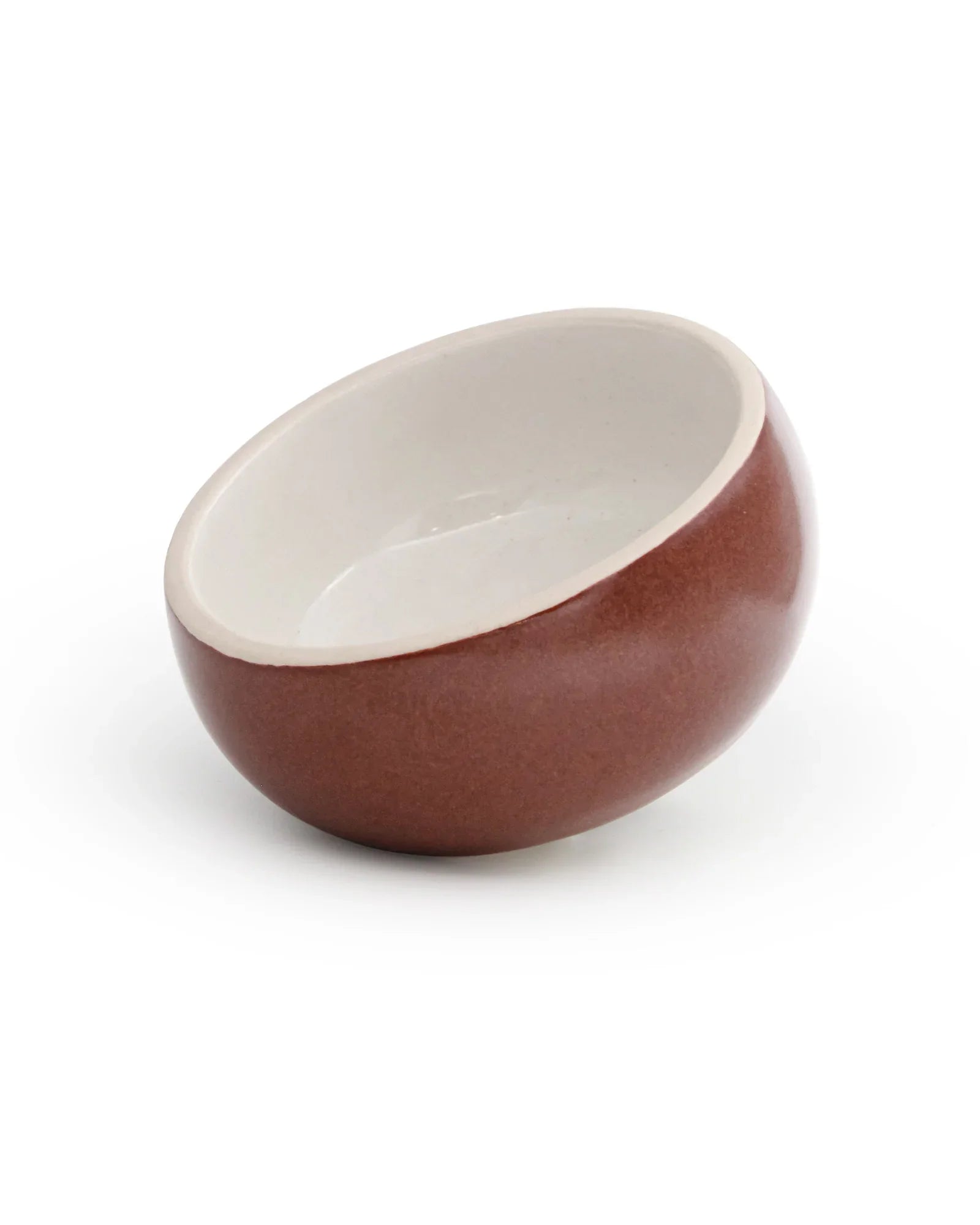 Elemental Shades Ramekin Bowls – Set of 6 Matte Stoneware Dip & Dessert Bowls in Earthy Tones - Vola Global