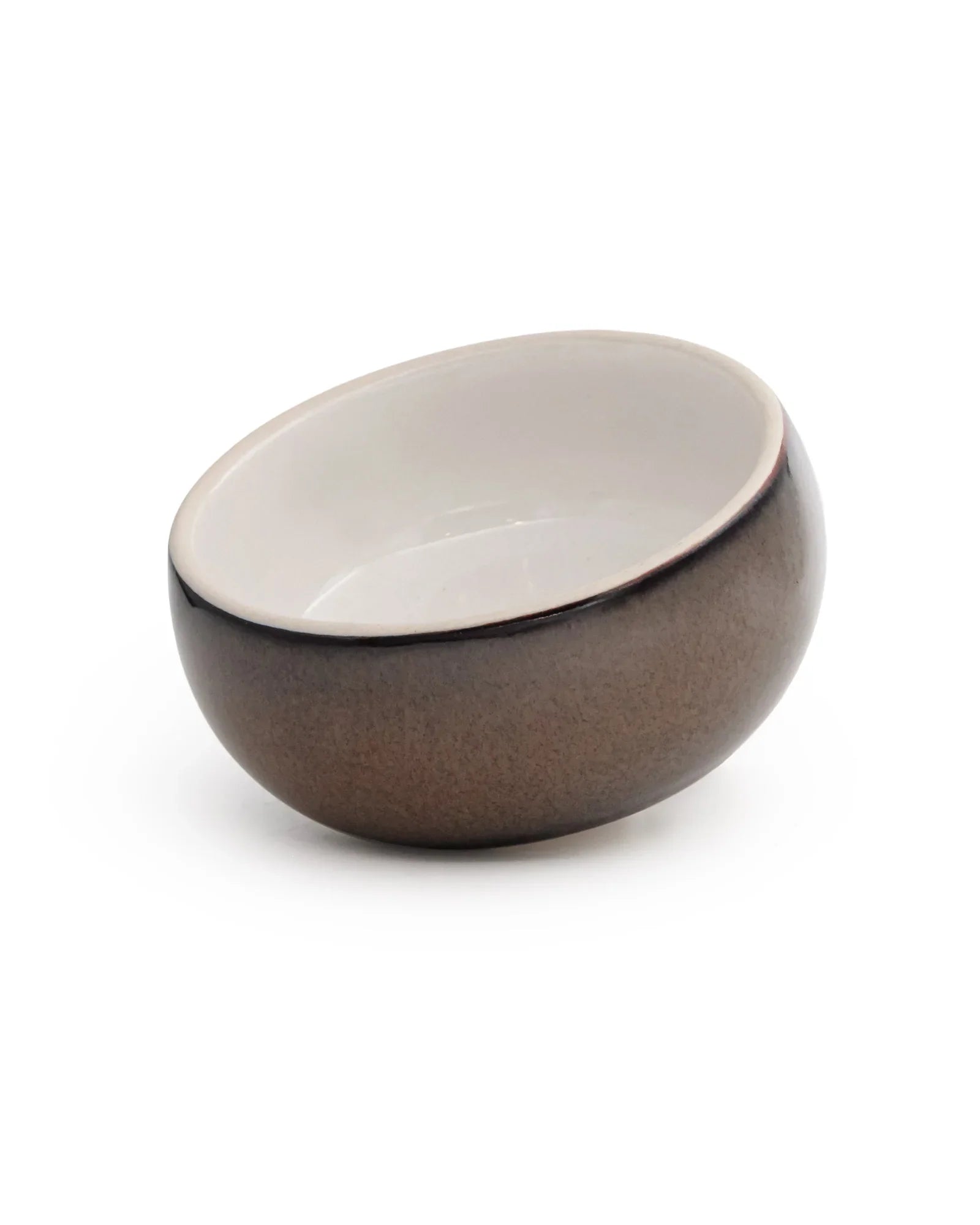 Elemental Shades Ramekin Bowls – Set of 6 Matte Stoneware Dip & Dessert Bowls in Earthy Tones - Vola Global