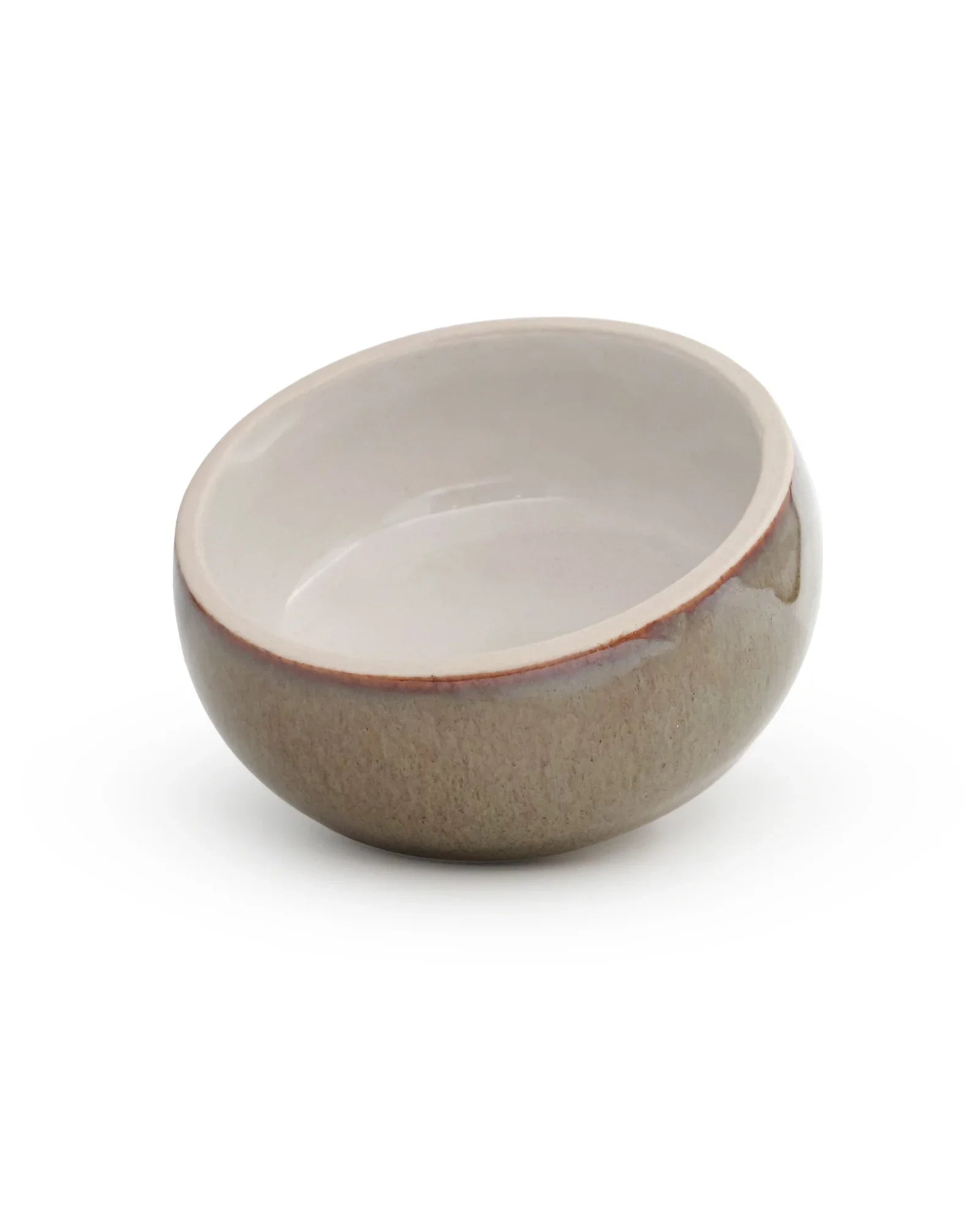 Elemental Shades Ramekin Bowls – Set of 6 Matte Stoneware Dip & Dessert Bowls in Earthy Tones - Vola Global