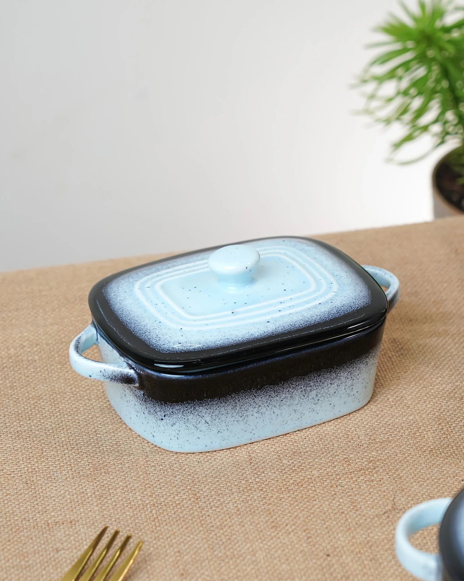 Prisma Fine Porcelain Rectangle Casserole – 14 cm | 400 ml Oven-to-Table Dish - Vola Global
