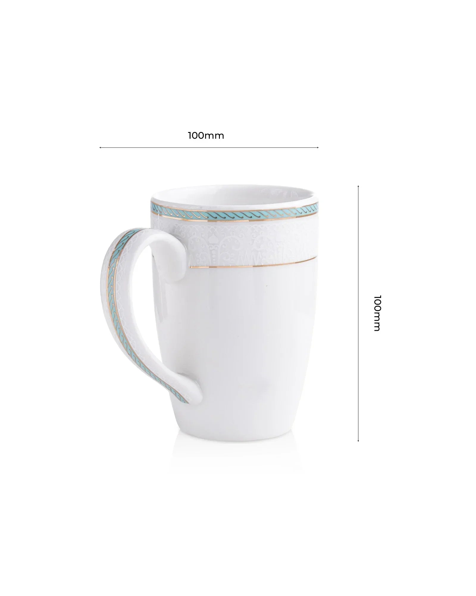Stellar Collection Fine Porcelain Scallop Mug Set of 2 – Elegant Scalloped Texture for Tea & Coffee - Vola Global