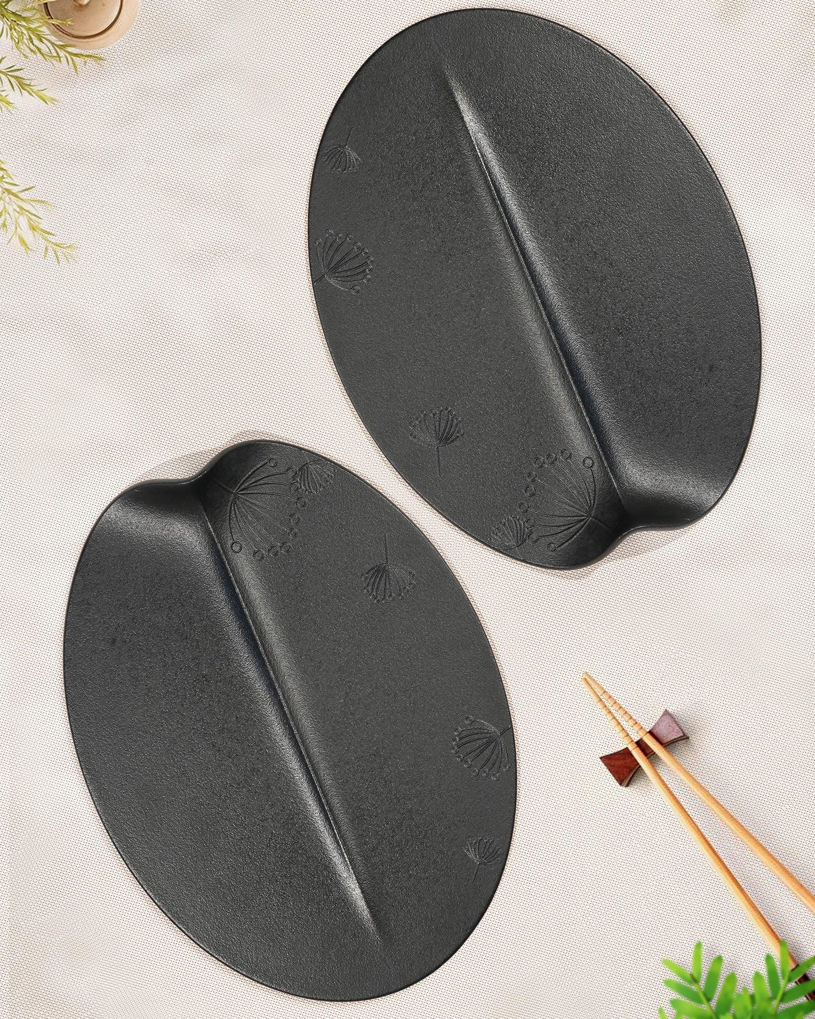 Vogue Series Fine Porcelain Leaf-Shaped Platter – Fine Serving Dish - Vola Global