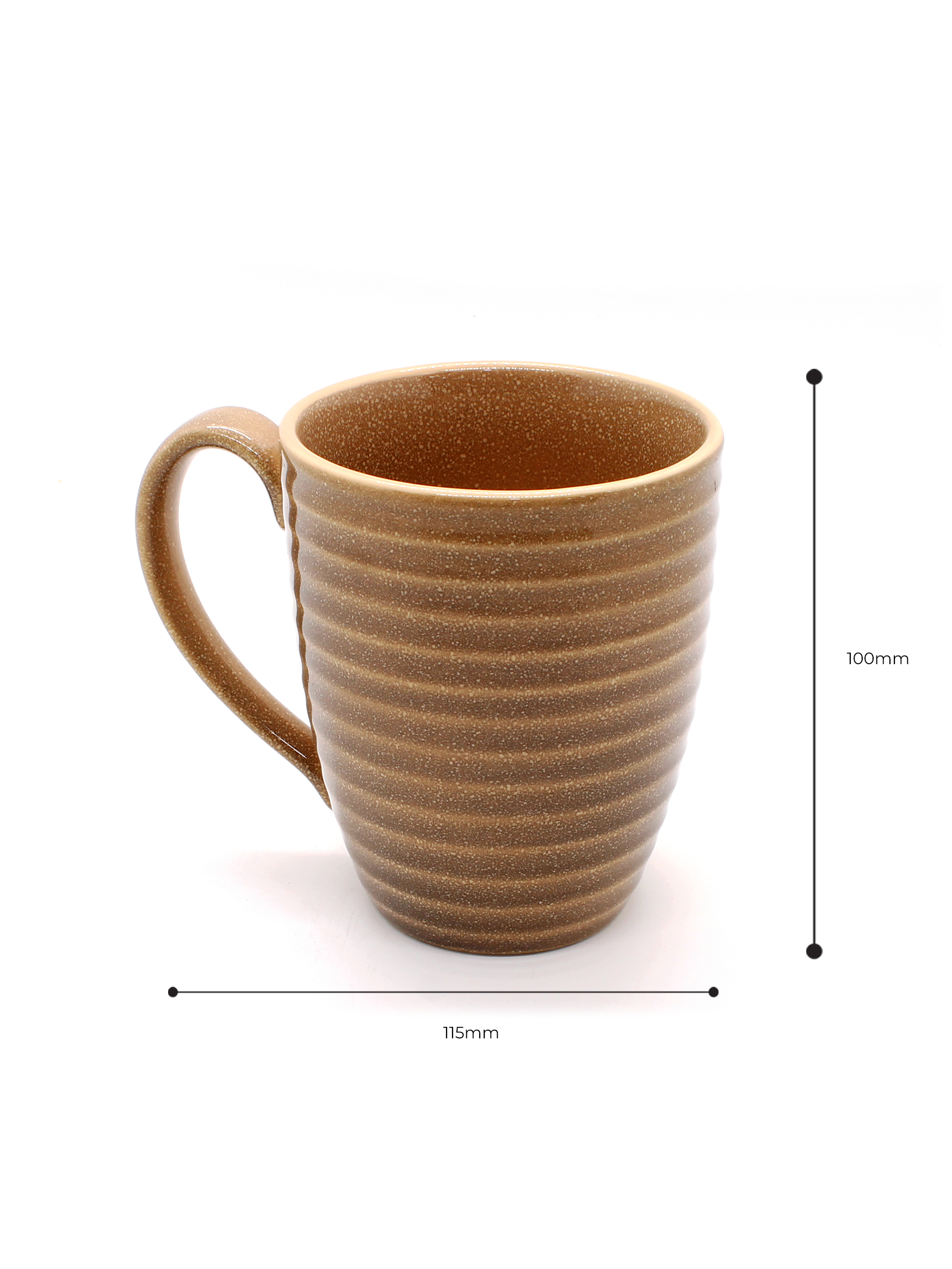 Organic Porcelain Coffee Mug | Natural Colors