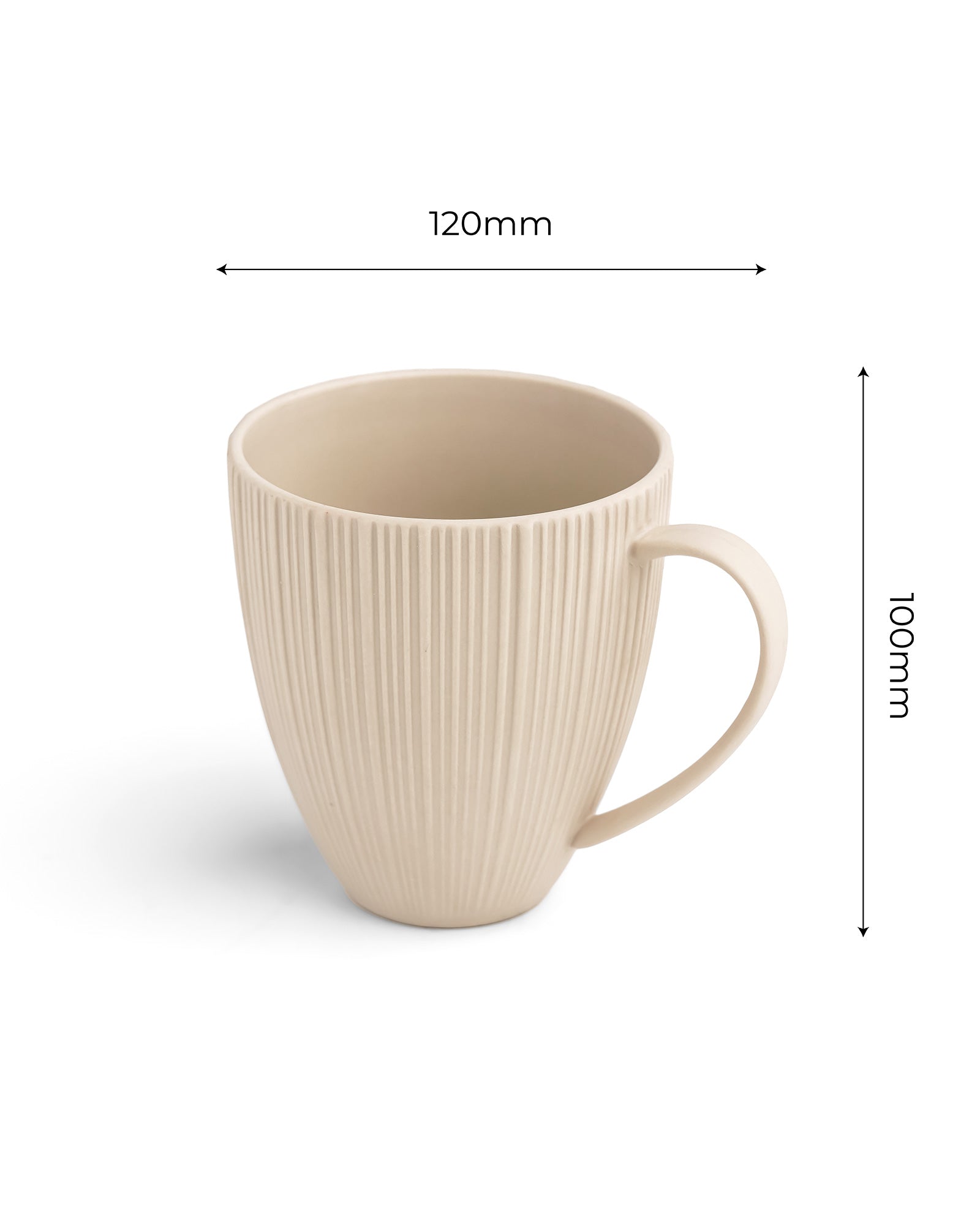 Vogue Diamond Fine Porcelain Mug Set of 2 – Faceted Mugs for Stylish Tea & Coffee - Vola Global