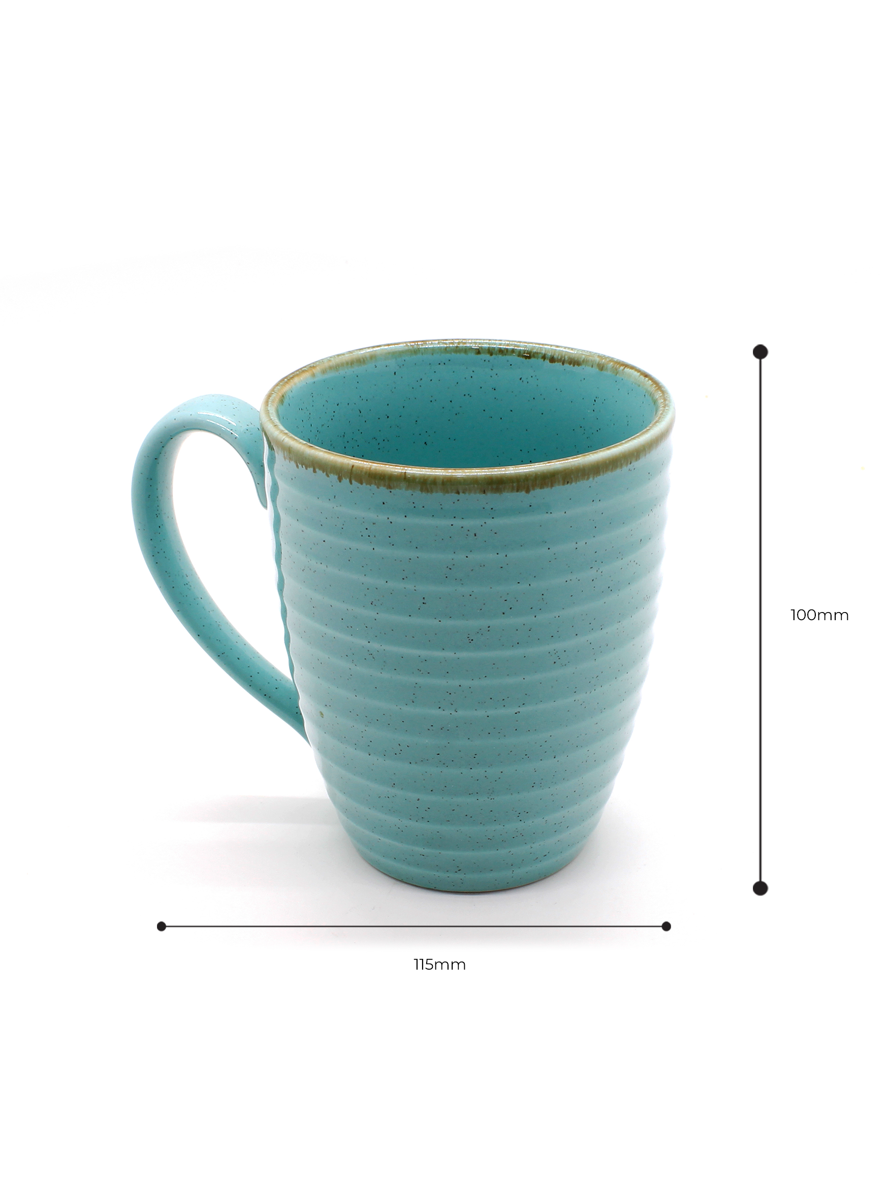 Organic Porcelain Coffee Mug | Natural Colors