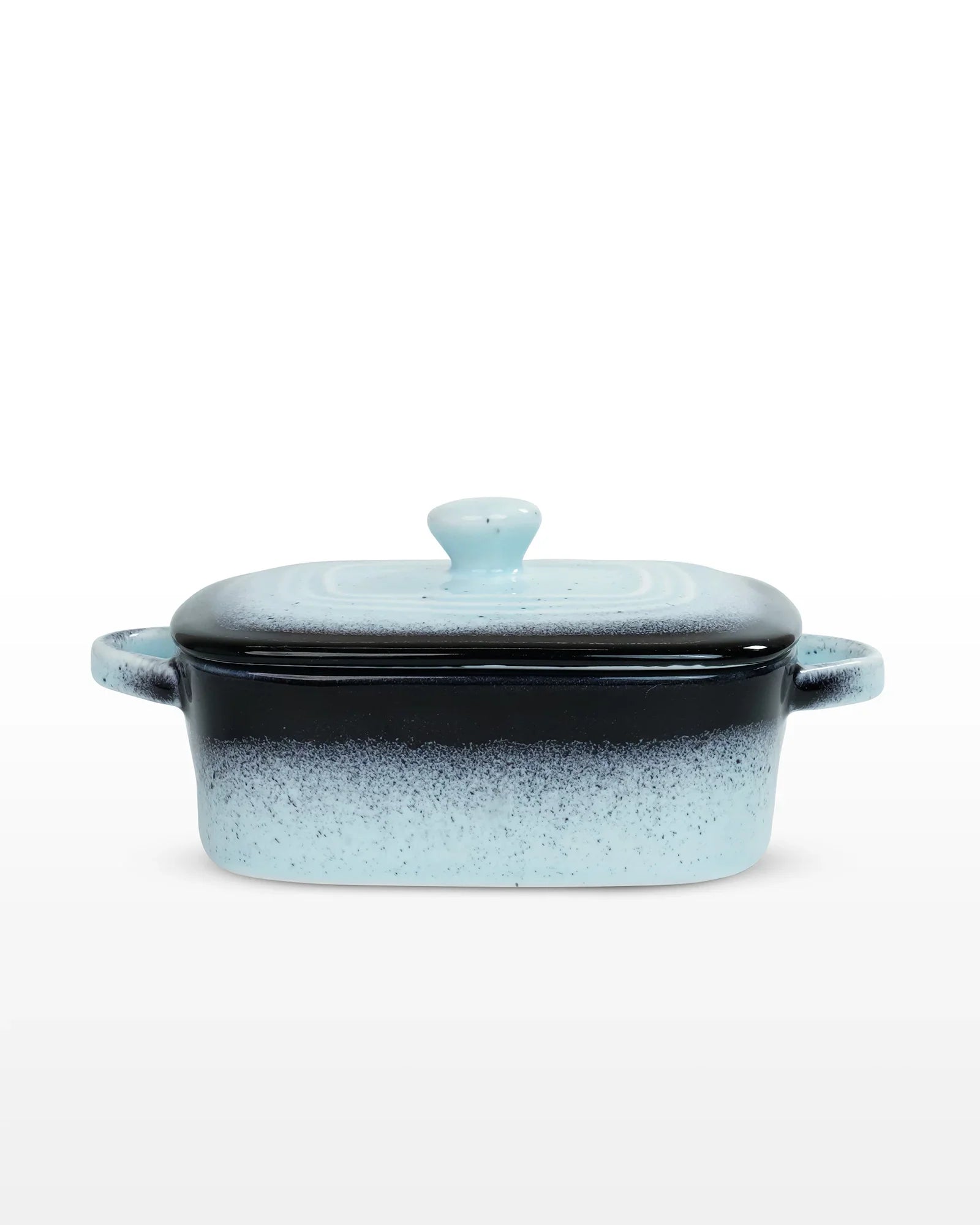 Prisma Fine Porcelain Rectangle Casserole – 14 cm | 400 ml Oven-to-Table Dish - Vola Global