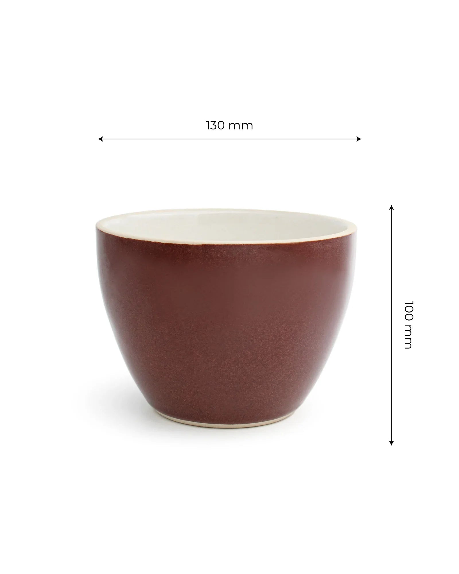 Elemental Shades Deep Bowl – Matte Stoneware Serving Bowl in Earthy Tones - Vola Global