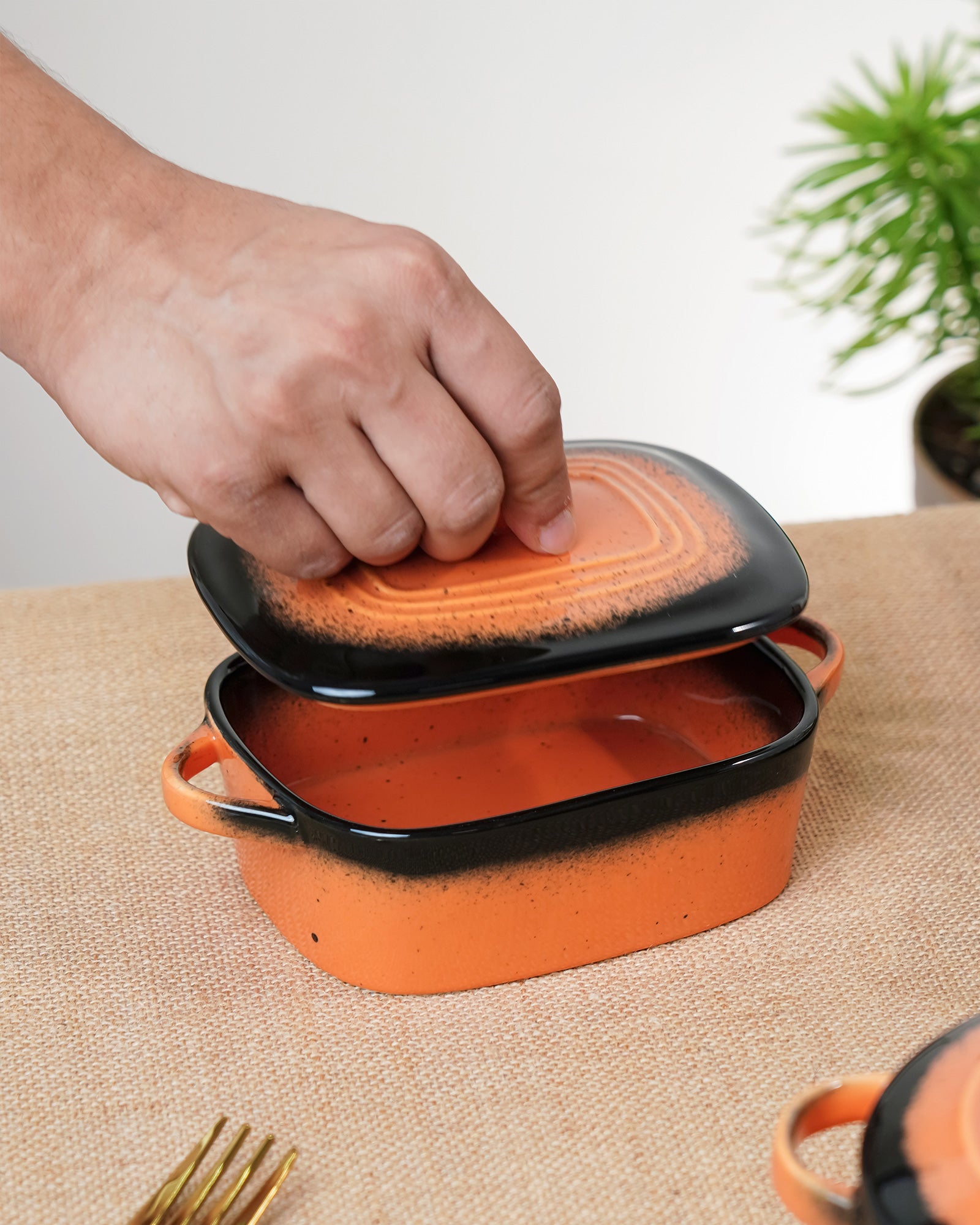 Prisma Fine Porcelain Rectangle Casserole – 14 cm | 400 ml Oven-to-Table Dish - Vola Global