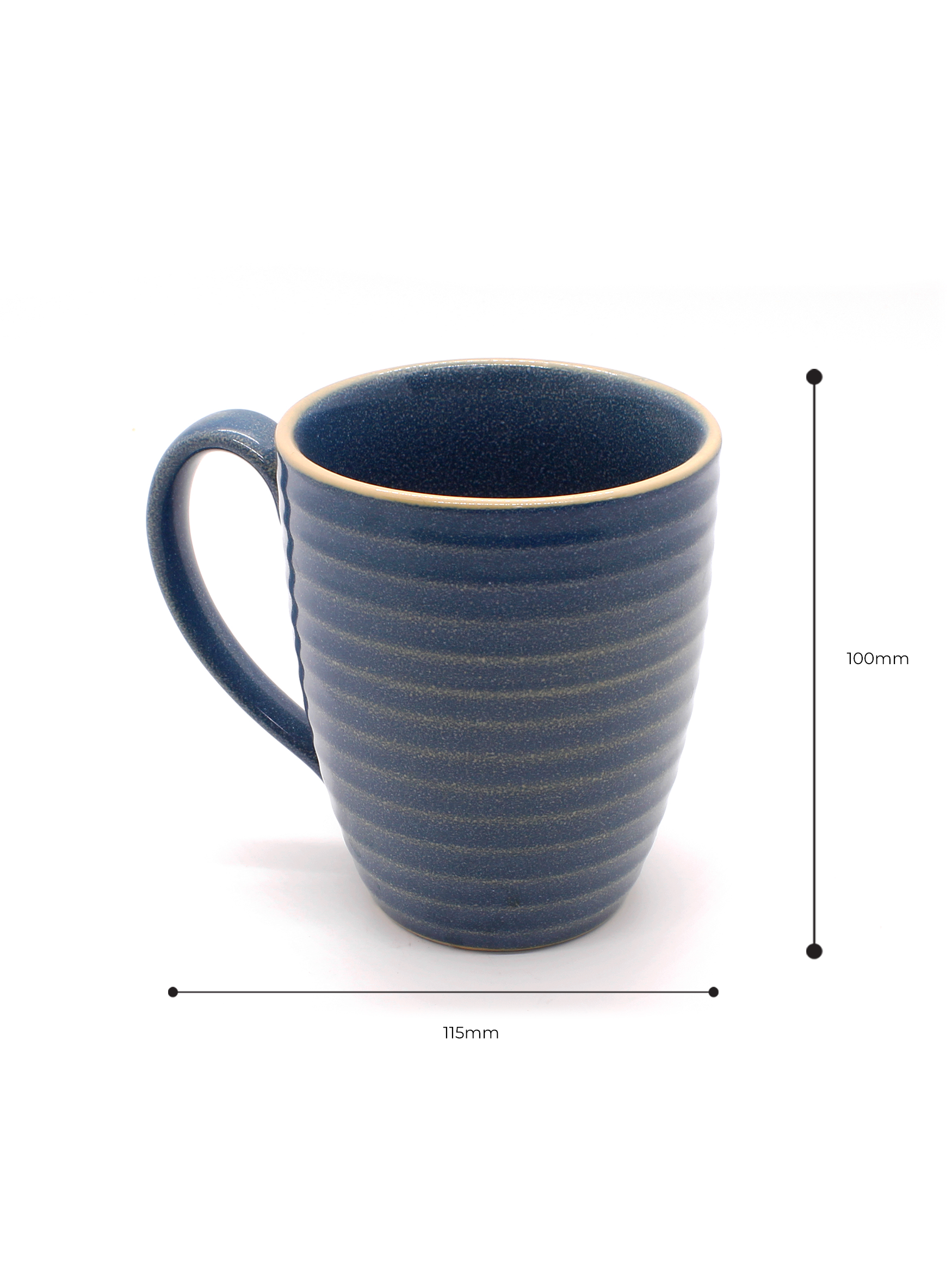 Organic Porcelain Coffee Mug | Natural Colors