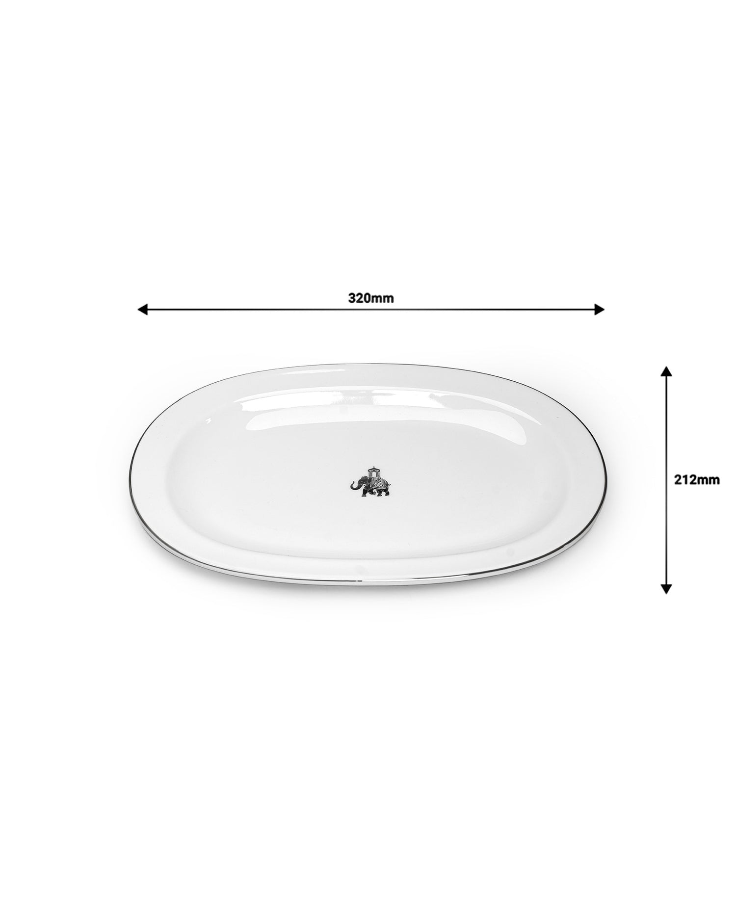 Gaj Oval Platter - Single pc (Large)