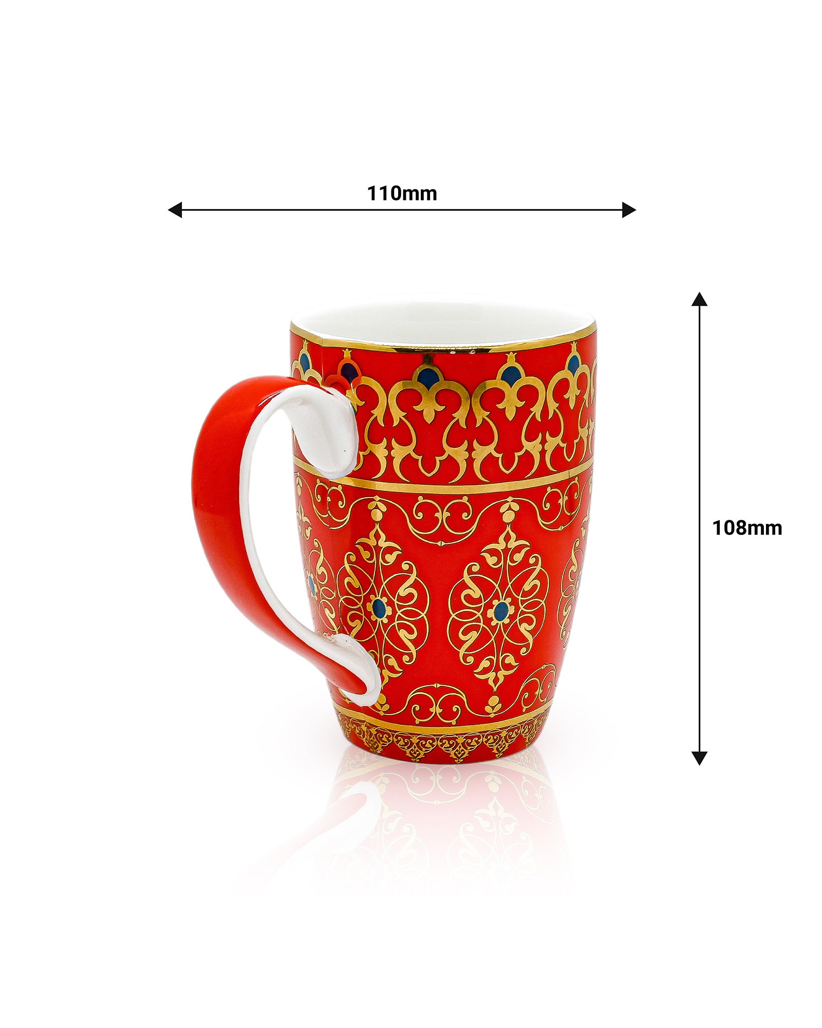 Magnus Mughal Royal Coffee Mug | Elegant Porcelain