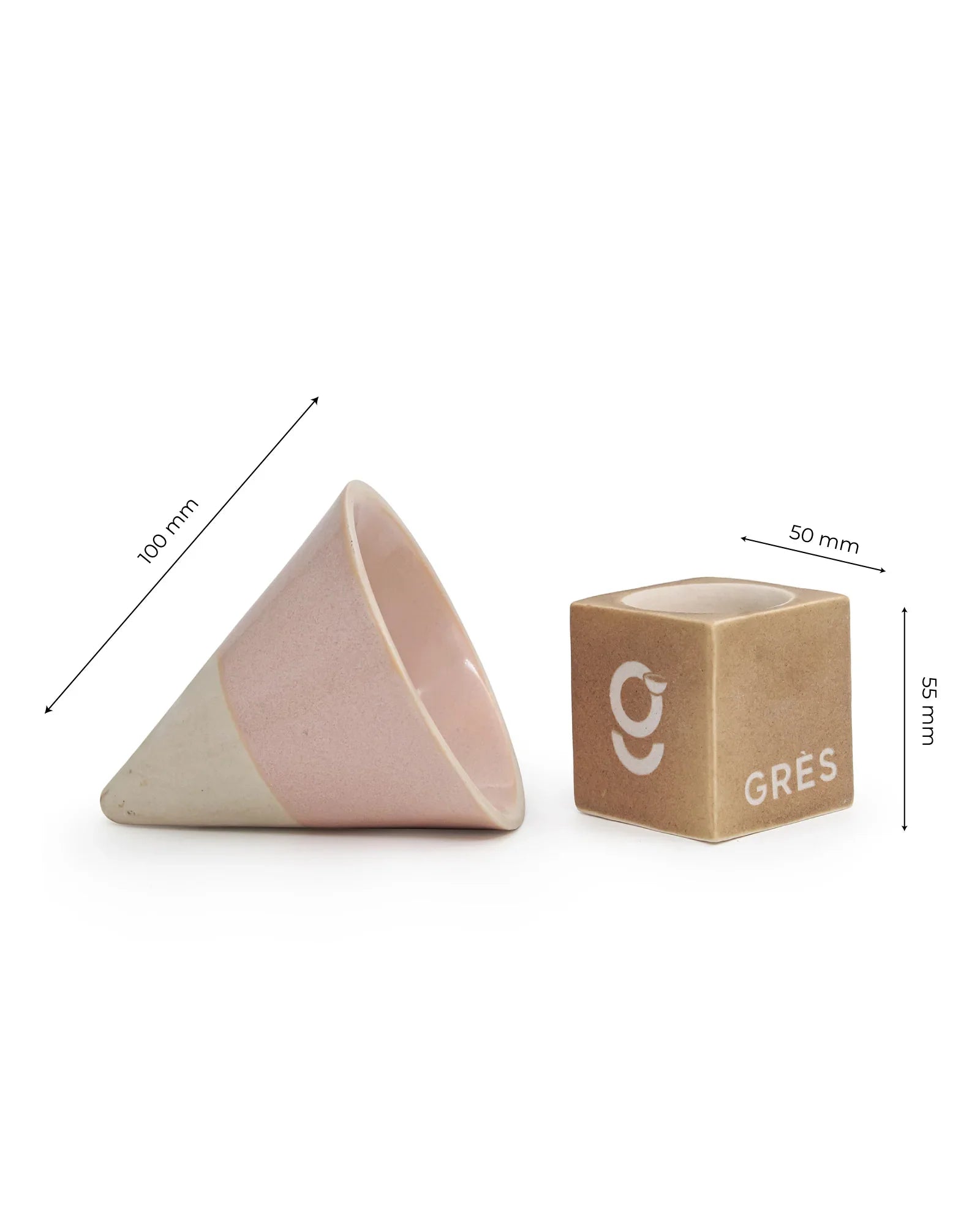 Elemental Shades Cone Mug – Matte Stoneware Coffee Mug in Earthy Tones - Vola Global