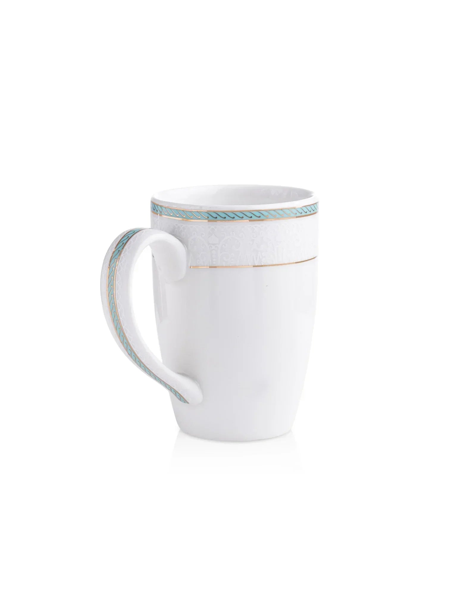 Stellar Collection Fine Porcelain Scallop Mug Set of 2 – Elegant Scalloped Texture for Tea & Coffee - Vola Global