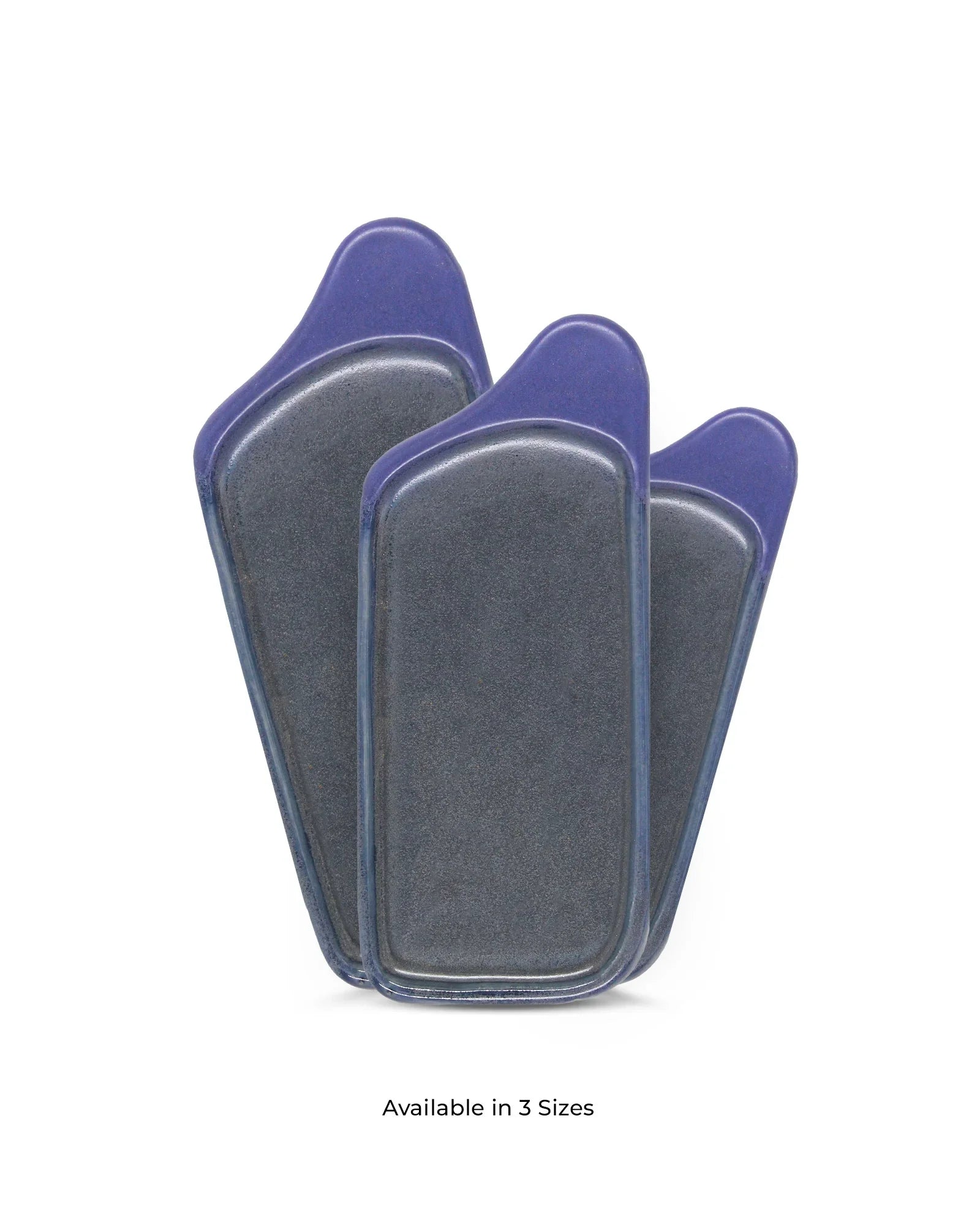 Elemental Shades Platters – Set of 3 Matte Stoneware Serving Platters in Earthy Tones - Vola Global