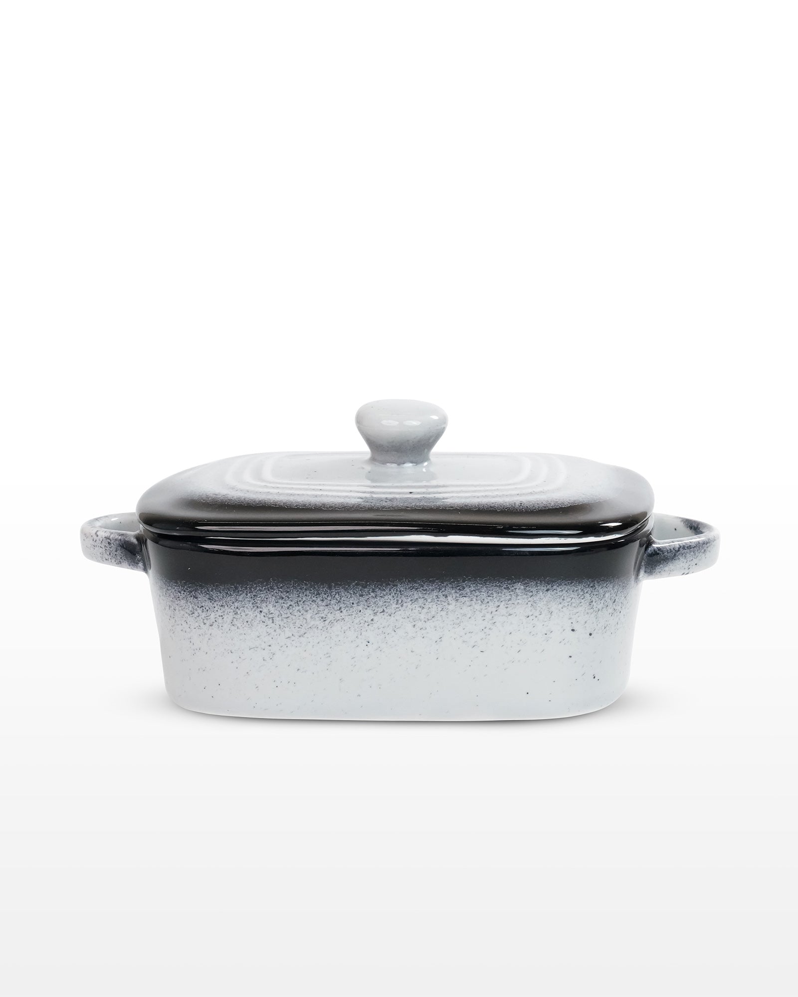 Prisma Fine Porcelain Rectangle Casserole – 14 cm | 400 ml Oven-to-Table Dish - Vola Global