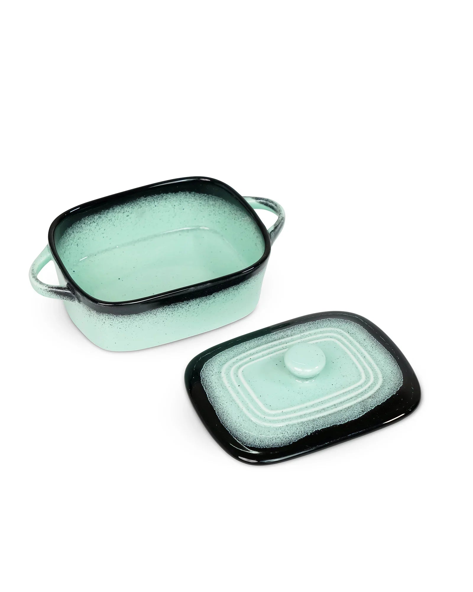 Prisma Fine Porcelain Rectangle Casserole – 14 cm | 400 ml Oven-to-Table Dish - Vola Global