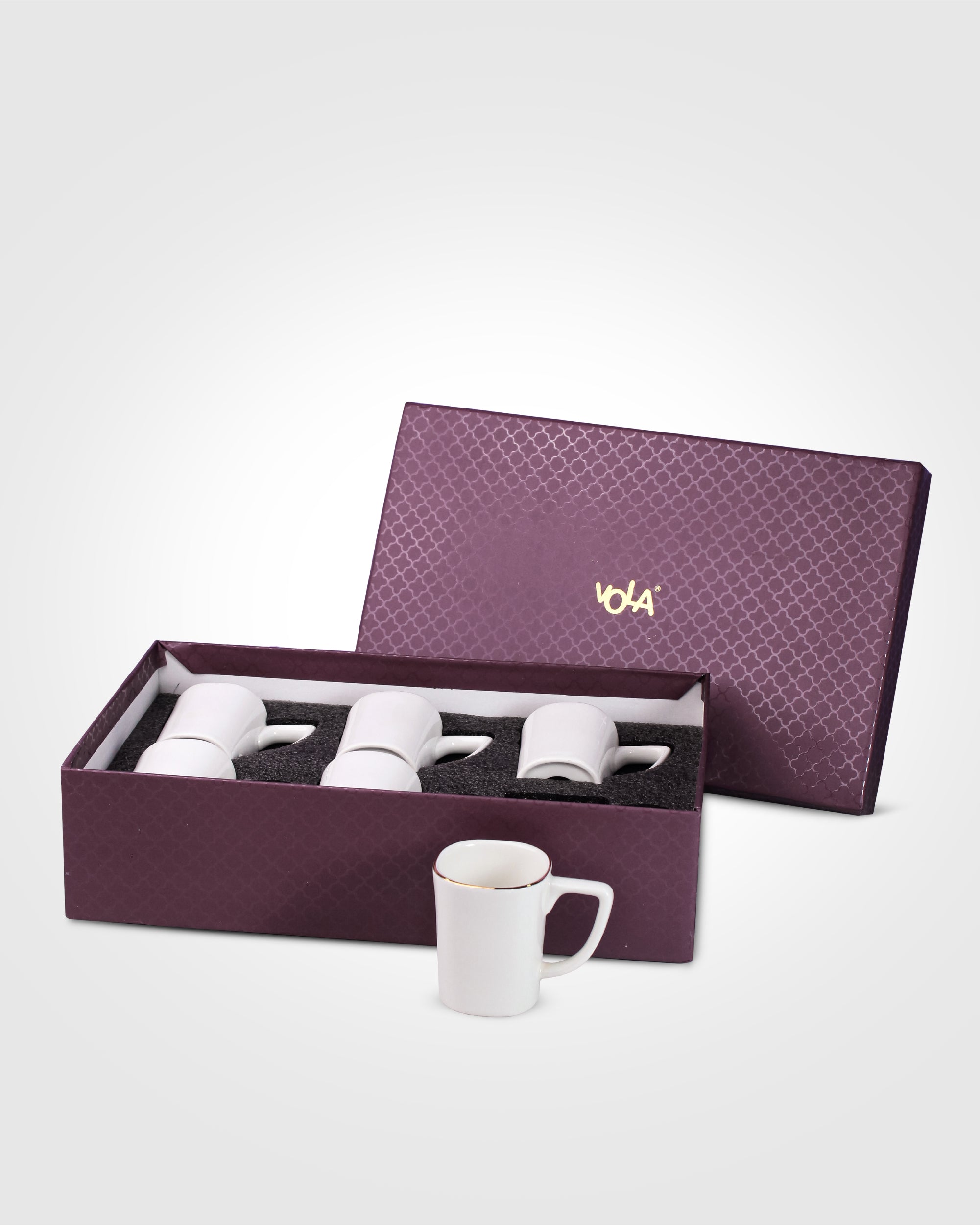 Pristine Aura Gilded 10CL Cup - Set of 6