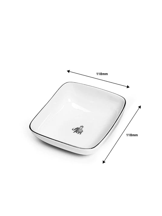 Gaj Square Bowl (Curve Shaped)