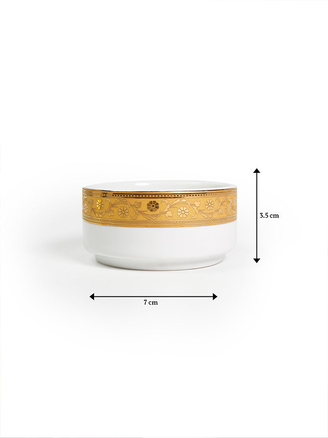Scarlet Snack two oval plates and two bowls | beautiful snack set - Vola Global