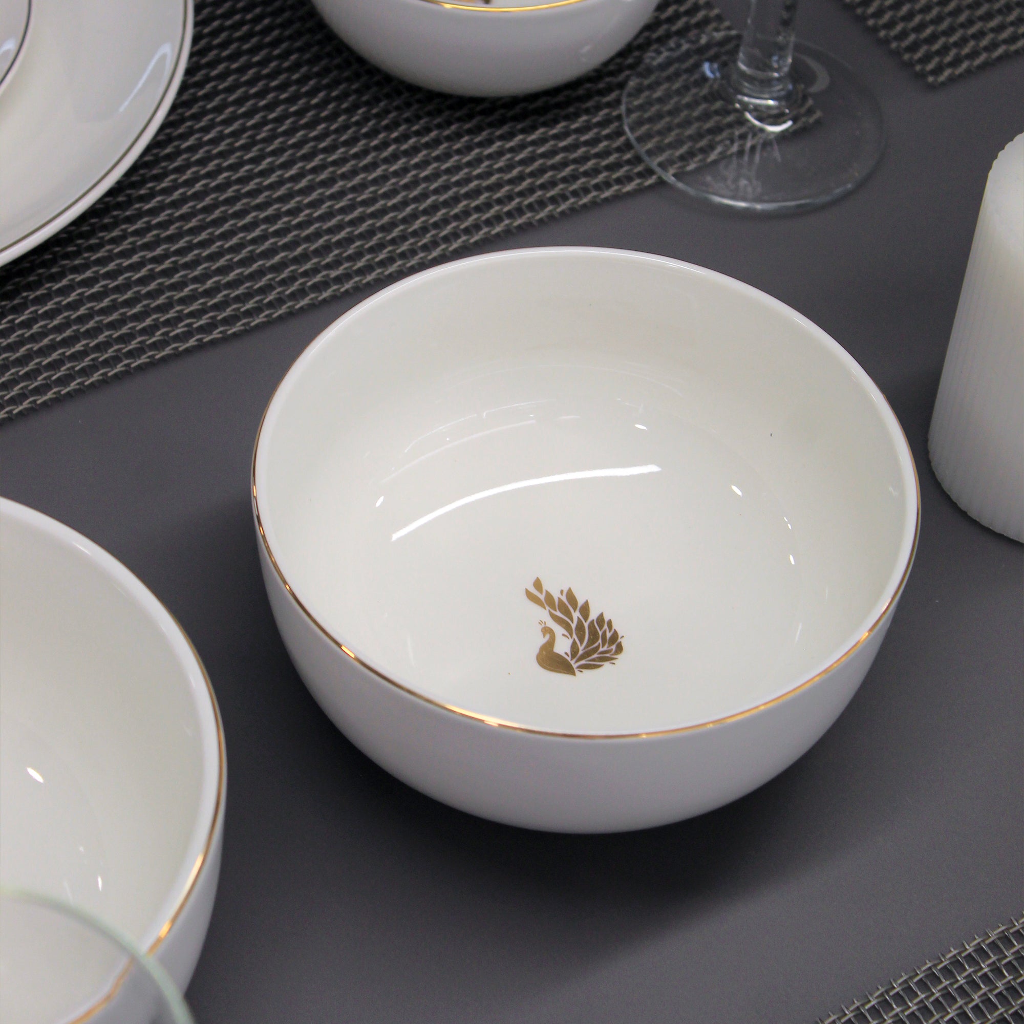 Royale Luxury Dinner set - Ḿyur Gold - 33pcs - Vola Global