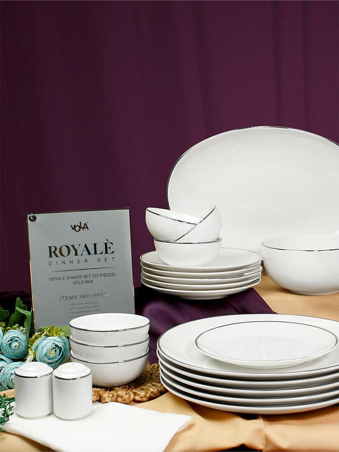 Royale Series- Dinner Set - 23 pc As the heart of the home - Vola Global