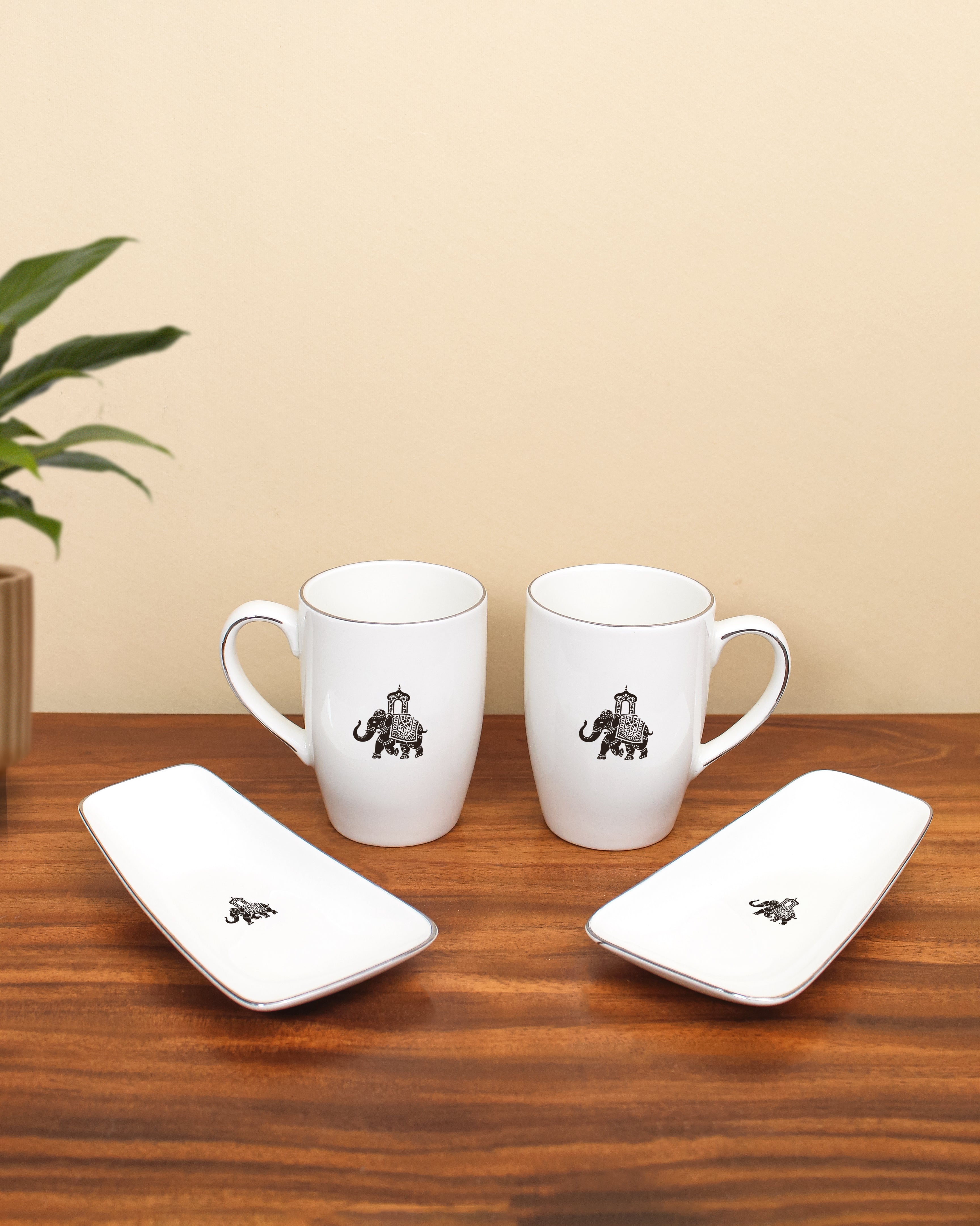 Gaj Luxury box 2 Mug & 2 Cookie Plate - Vola Global