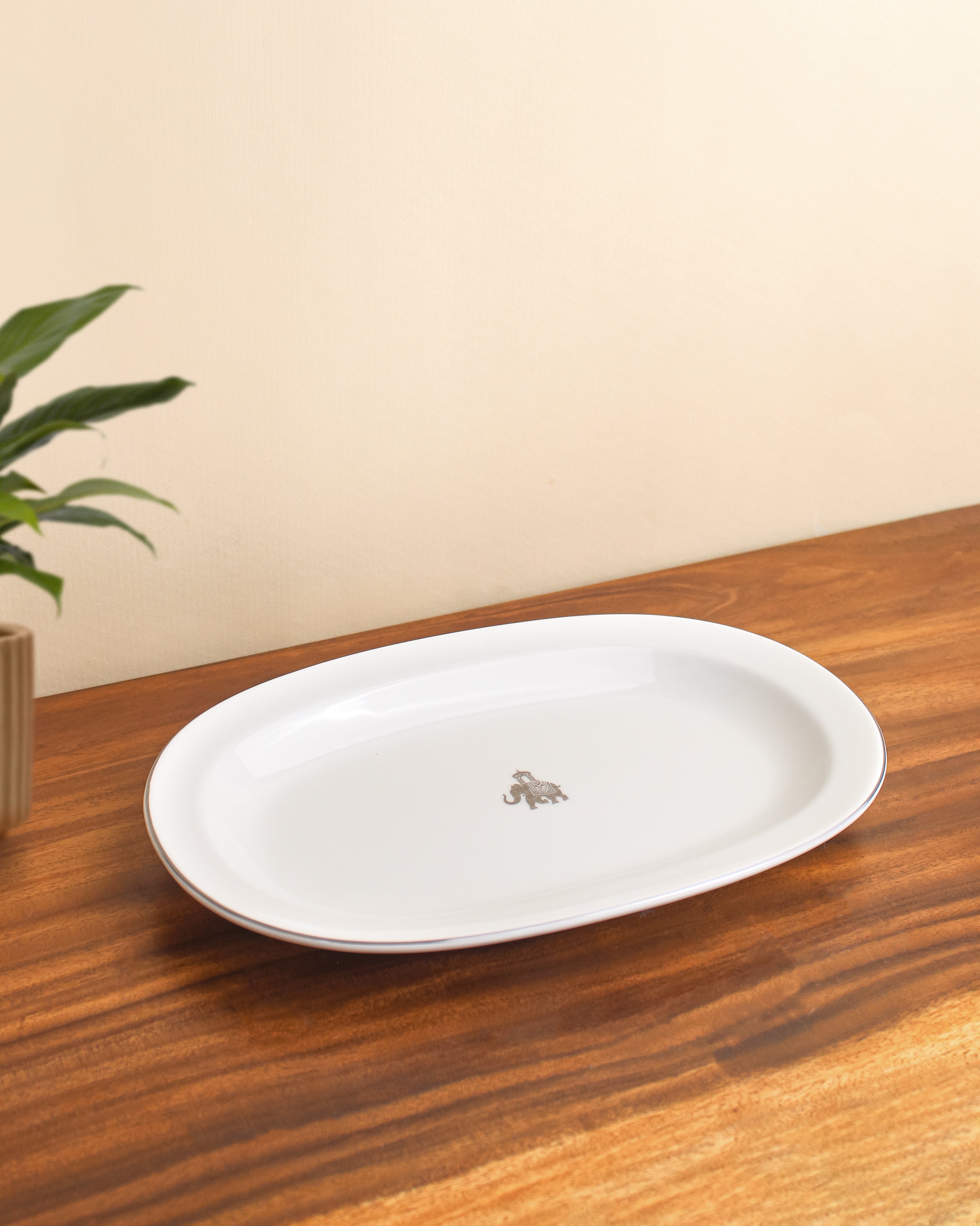 Gaj Series- Oval Platter- single pc(Large) - Vola Global